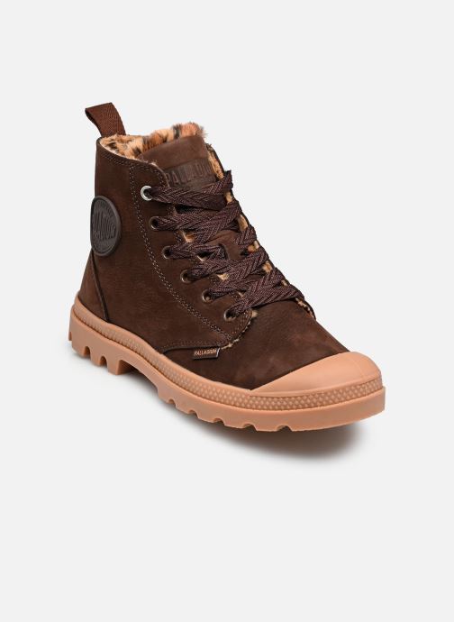 Palladium Gefütterte Stiefeletten PAMPA HI ZIP WL WILD damen braun