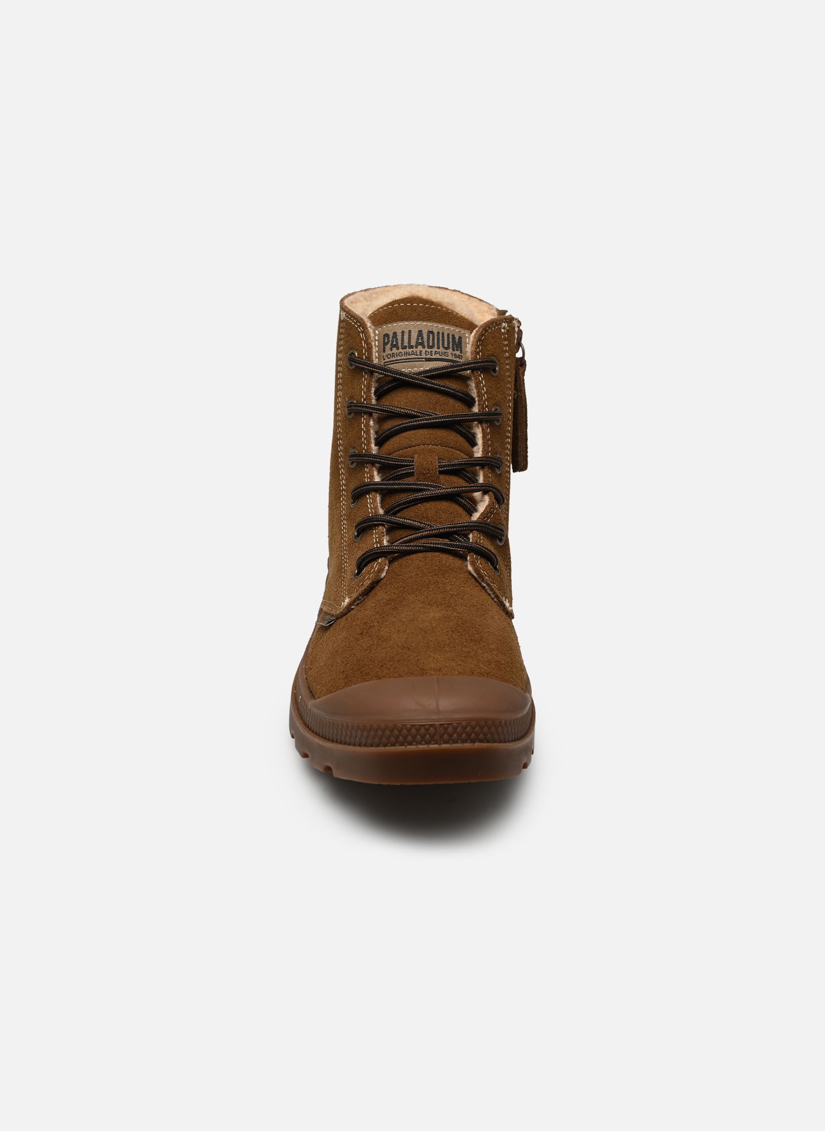 Gefütterte Stiefel PAMPA ZIP WL PILOT herren braun Palladium Gefütterte Stiefel PAMPA ZIP WL PILOT herren braun TUMAN SHITAKE