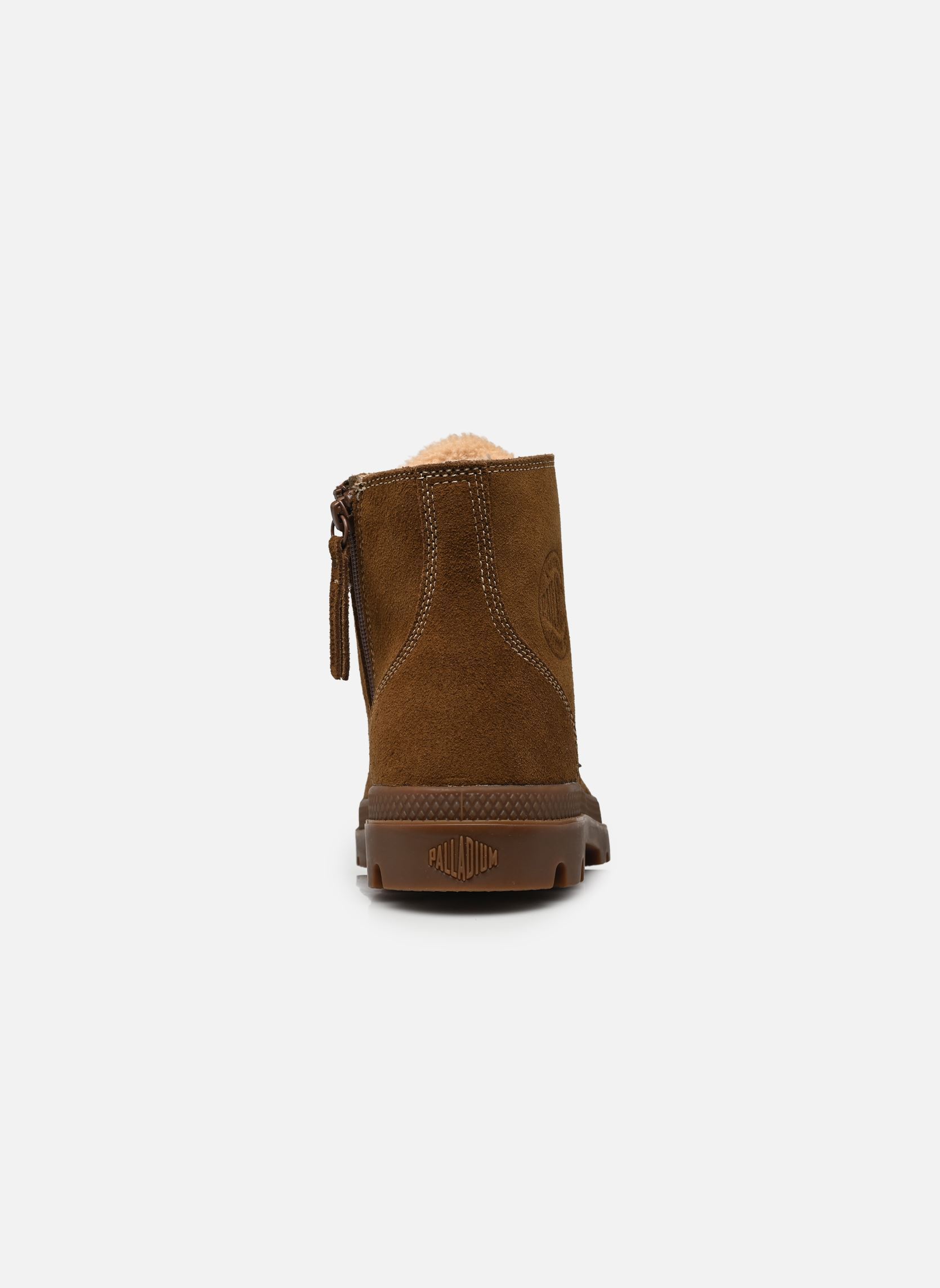 Gefütterte Stiefel PAMPA ZIP WL PILOT herren braun Palladium Gefütterte Stiefel PAMPA ZIP WL PILOT herren braun TUMAN SHITAKE