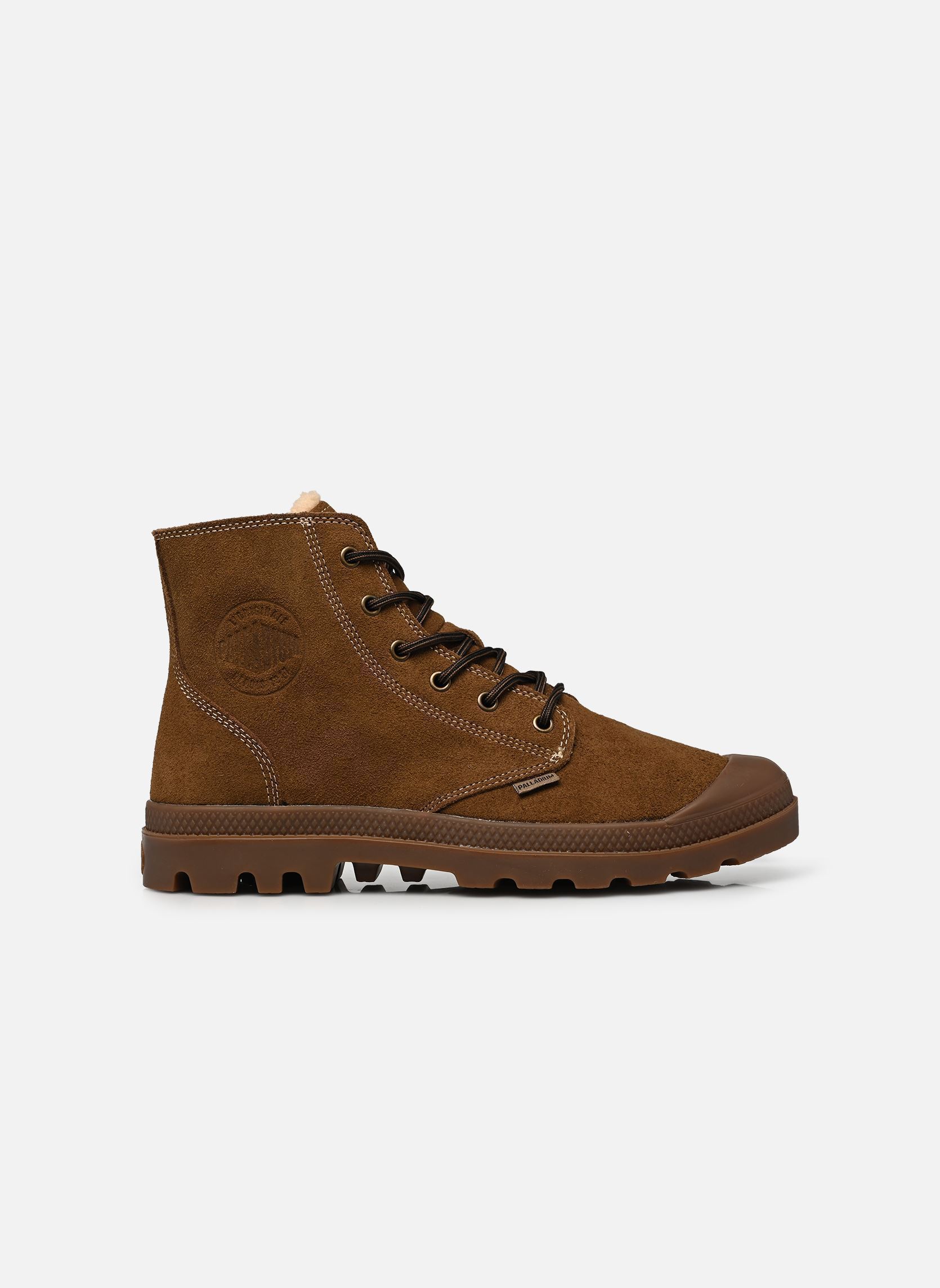 Gefütterte Stiefel PAMPA ZIP WL PILOT herren braun Palladium Gefütterte Stiefel PAMPA ZIP WL PILOT herren braun TUMAN SHITAKE