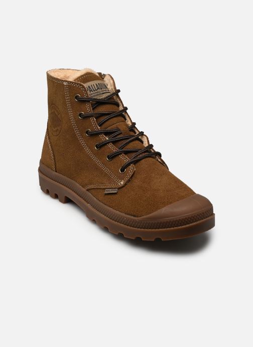 Palladium Gefütterte Stiefel PAMPA ZIP WL PILOT herren braun