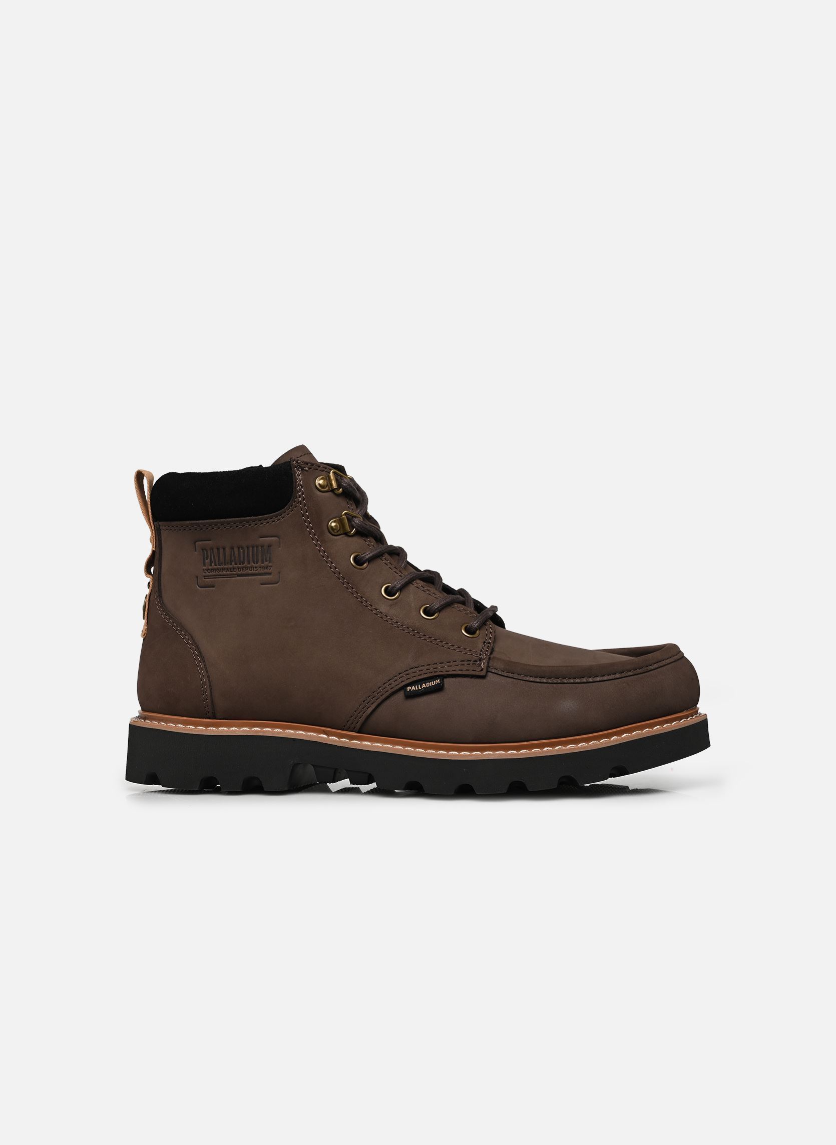 Stiefeletten und Stiefel TROOPERLITE GRIT ZIP herren braun Palladium Stiefeletten und Stiefel TROOPERLITE GRIT ZIP herren braun DARK COCOA
