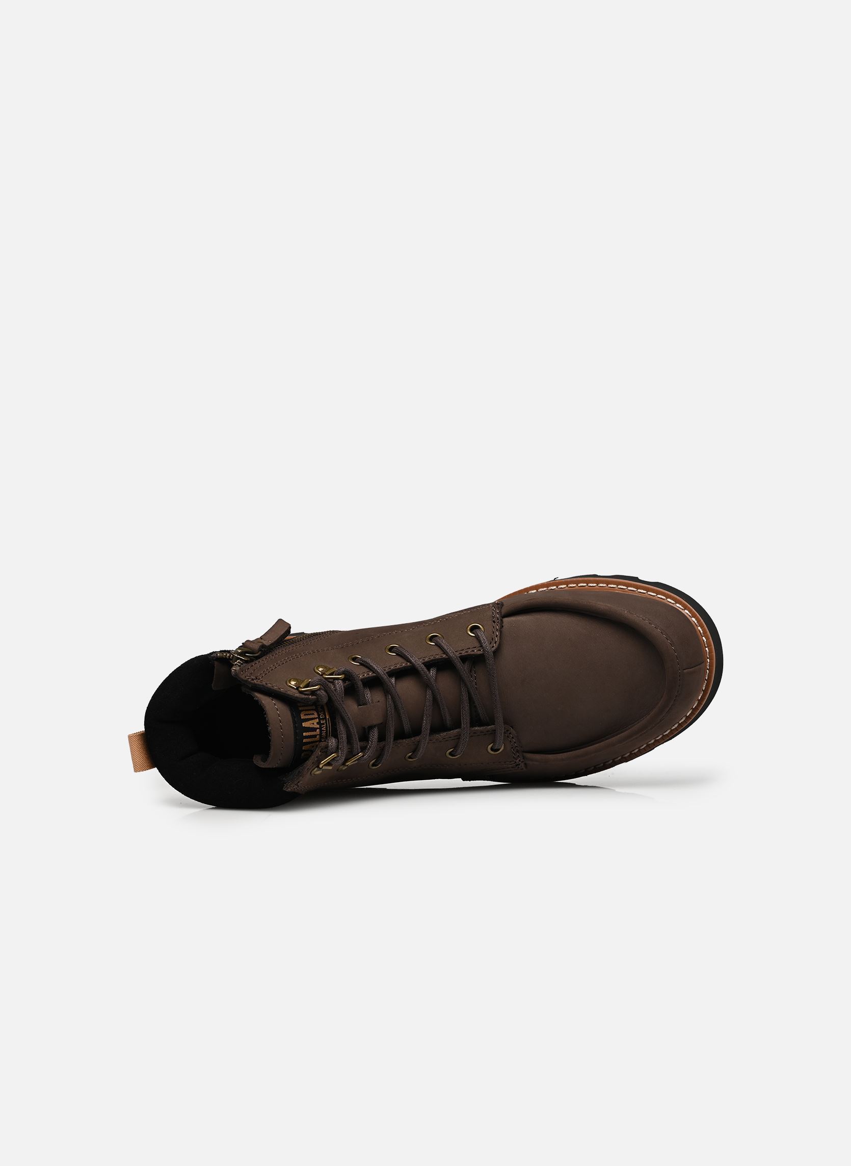 Stiefeletten und Stiefel TROOPERLITE GRIT ZIP herren braun Palladium Stiefeletten und Stiefel TROOPERLITE GRIT ZIP herren braun DARK COCOA