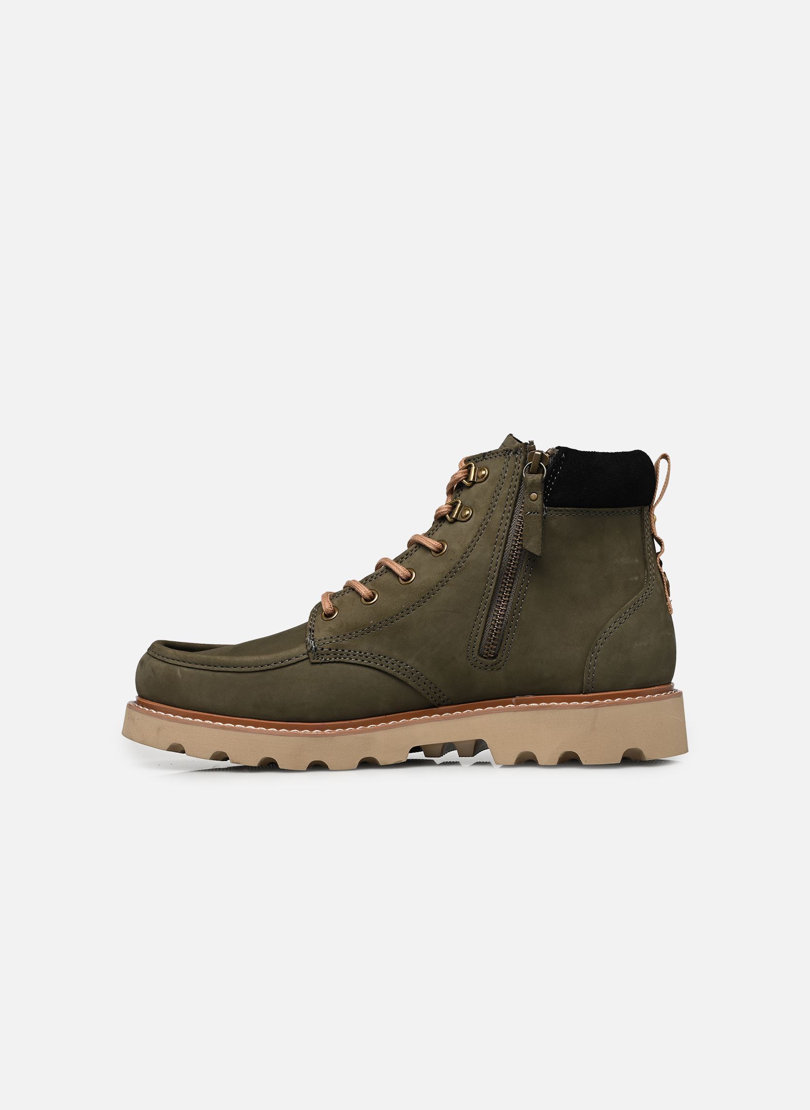Enkellaarzen en boots TROOPERLITE GRIT ZIP heren groen Palladium Enkellaarzen en boots TROOPERLITE GRIT ZIP heren groen OLIVE NIGHT