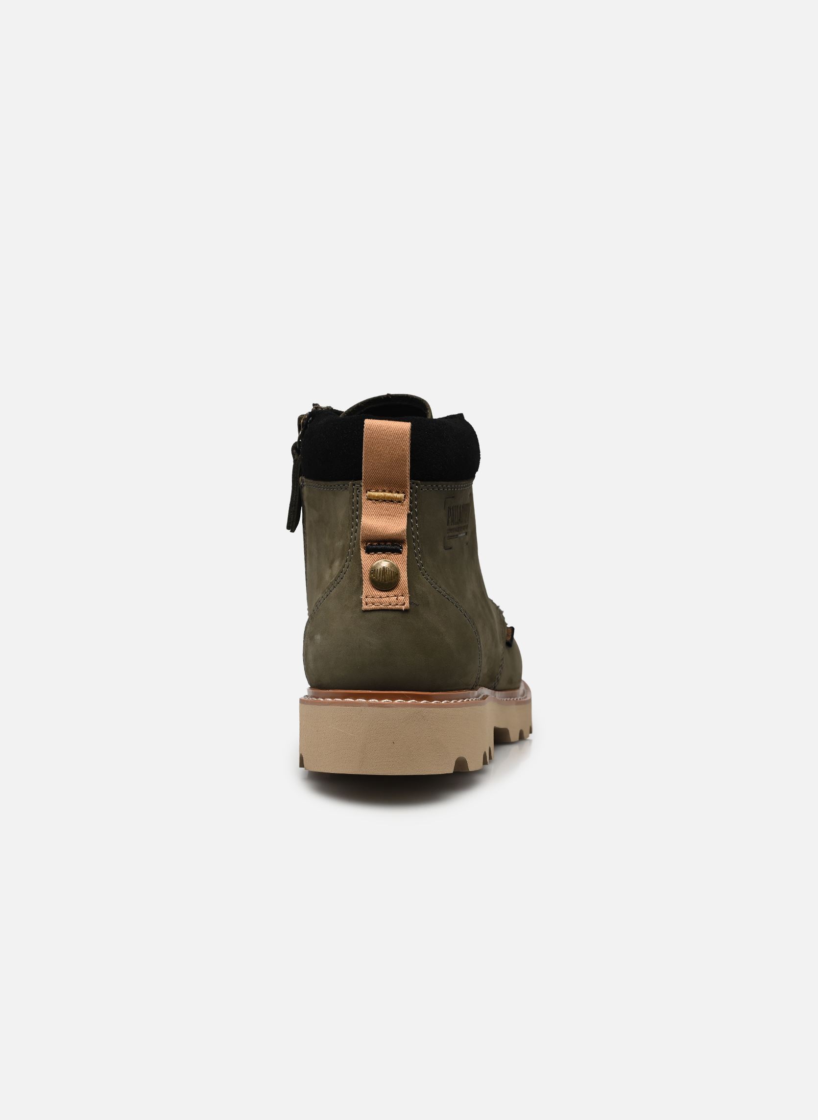 Enkellaarzen en boots TROOPERLITE GRIT ZIP heren groen Palladium Enkellaarzen en boots TROOPERLITE GRIT ZIP heren groen OLIVE NIGHT