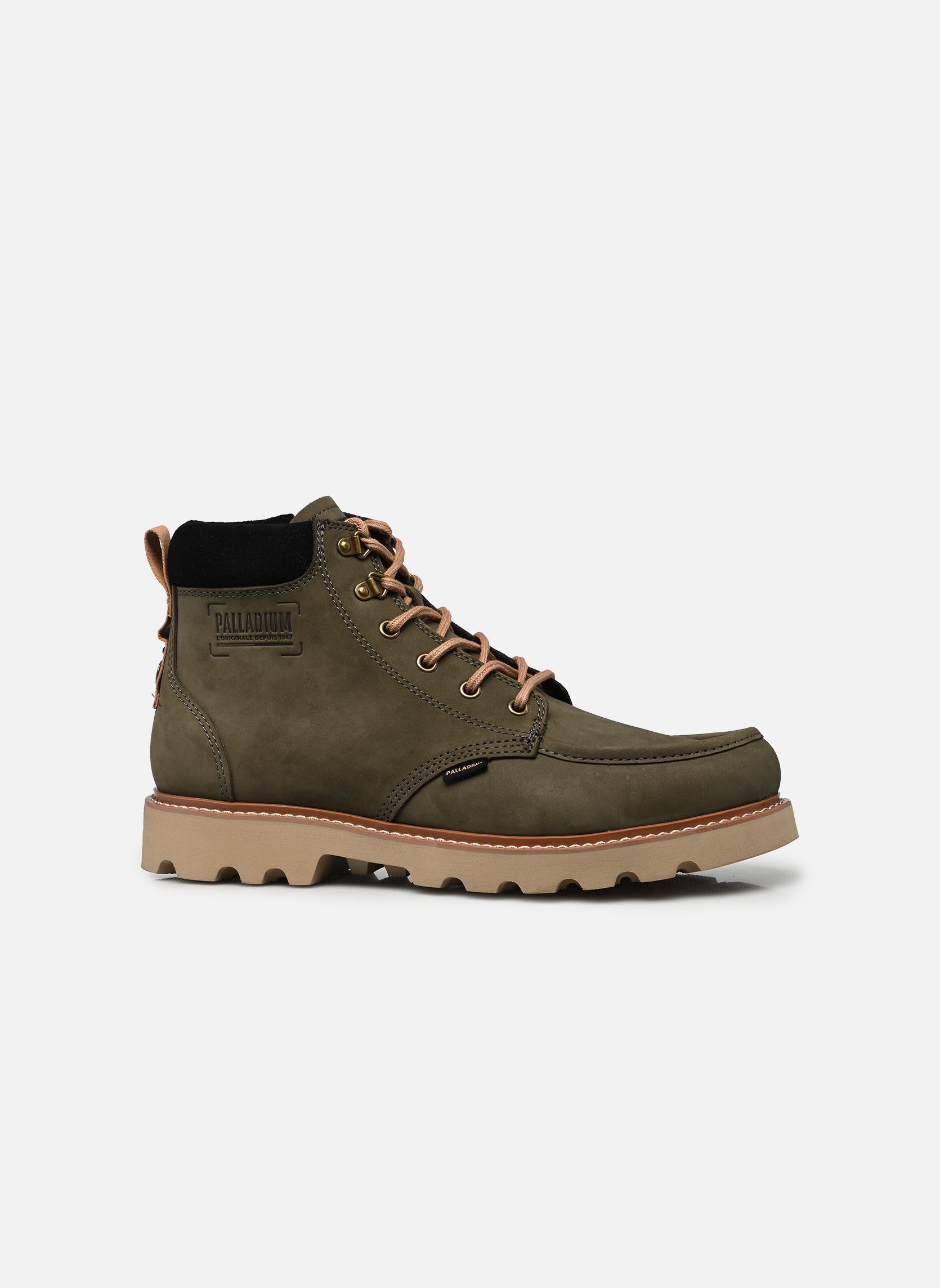 Enkellaarzen en boots TROOPERLITE GRIT ZIP heren groen Palladium Enkellaarzen en boots TROOPERLITE GRIT ZIP heren groen OLIVE NIGHT