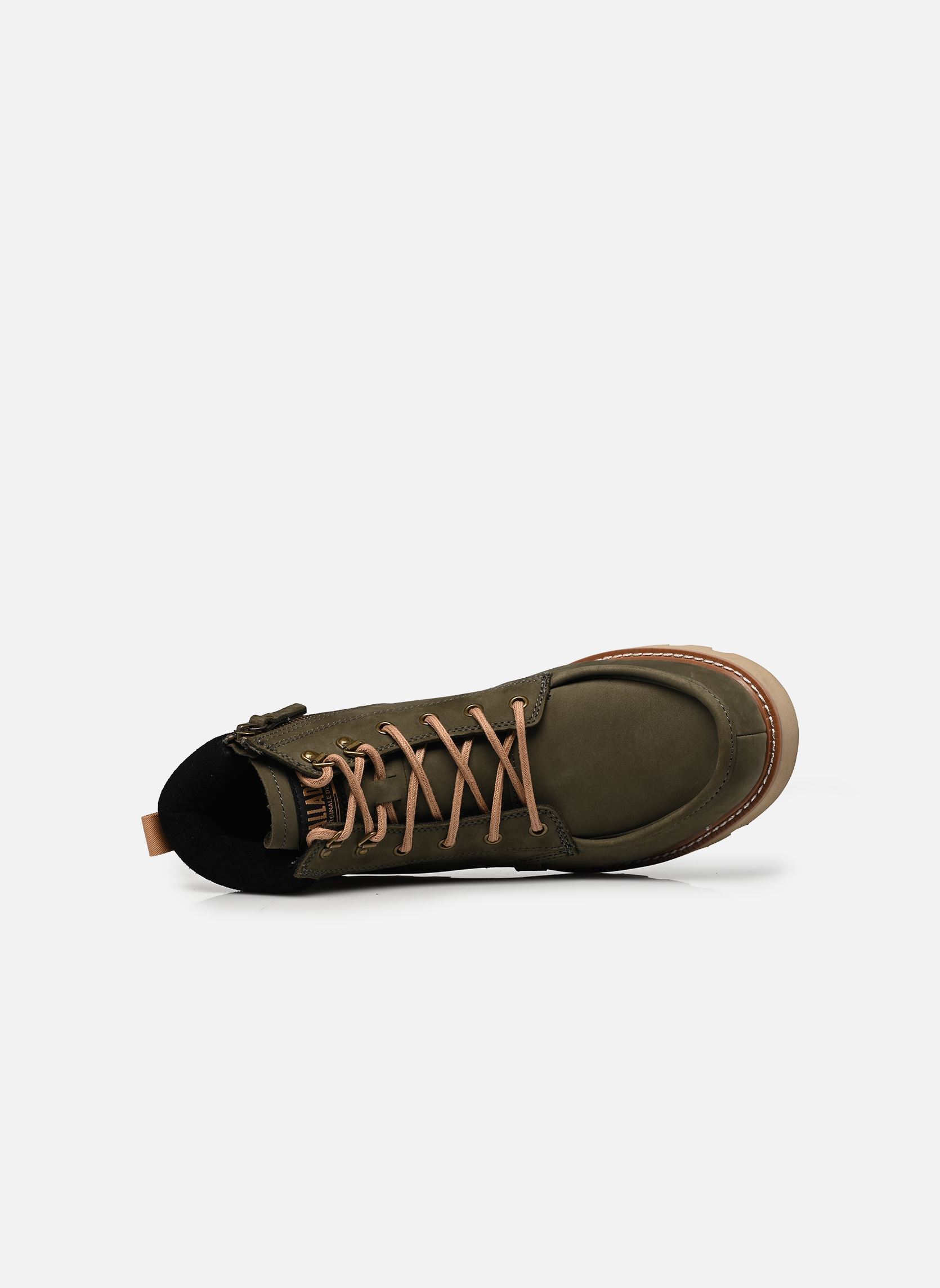 Enkellaarzen en boots TROOPERLITE GRIT ZIP heren groen Palladium Enkellaarzen en boots TROOPERLITE GRIT ZIP heren groen OLIVE NIGHT