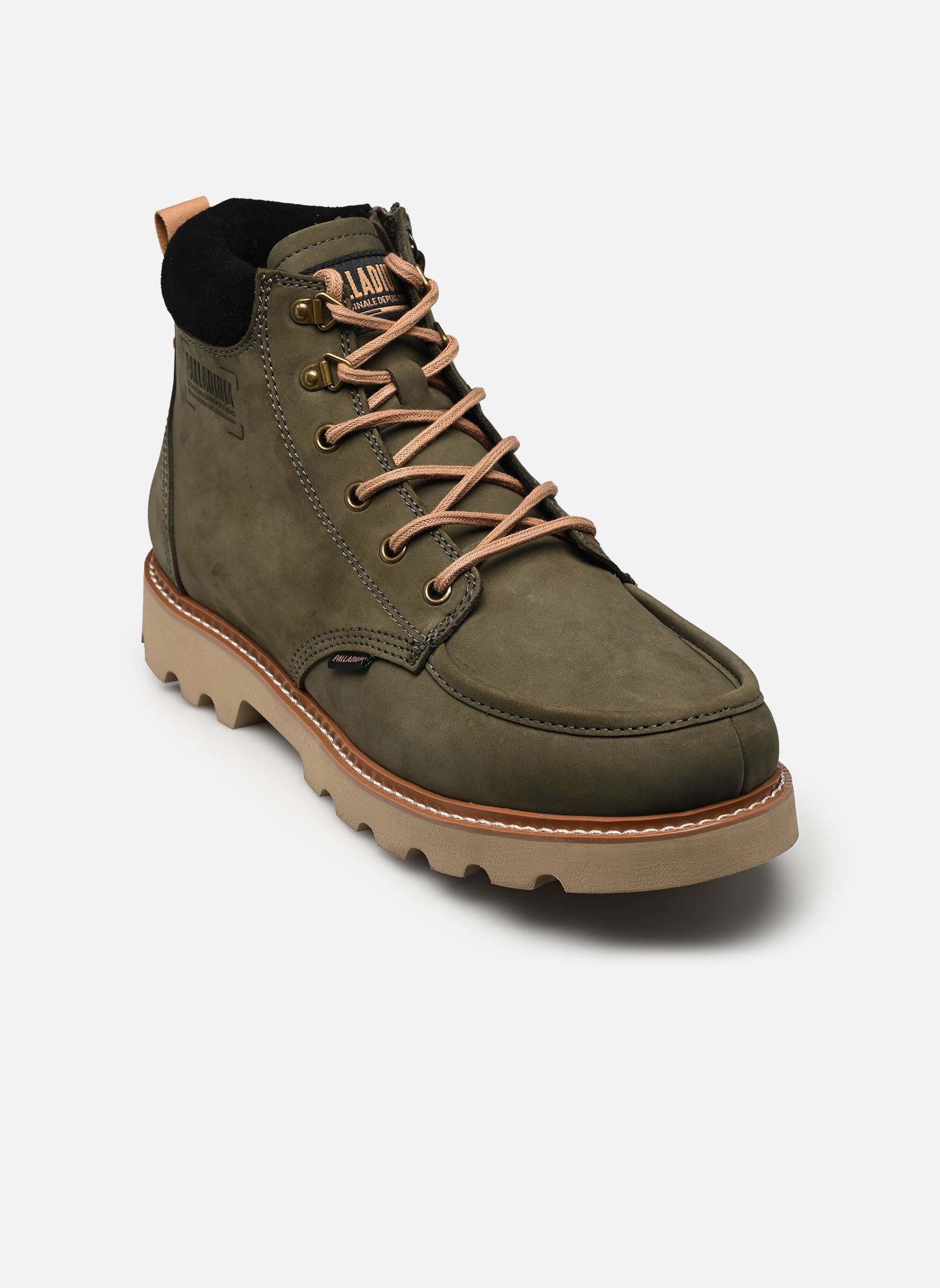 Enkellaarzen en boots TROOPERLITE GRIT ZIP heren groen Palladium Enkellaarzen en boots TROOPERLITE GRIT ZIP heren groen OLIVE NIGHT