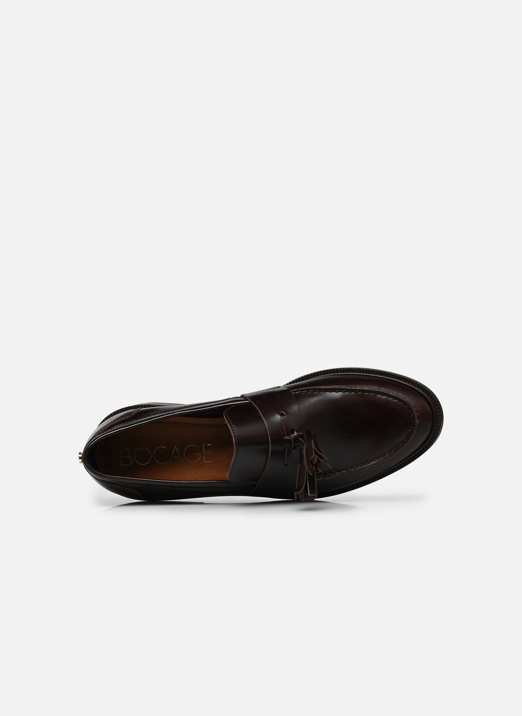 Chaussures de ville ANDAYA femme marron Bocage Chaussures de ville ANDAYA femme marron CUIR MARRON FONCE