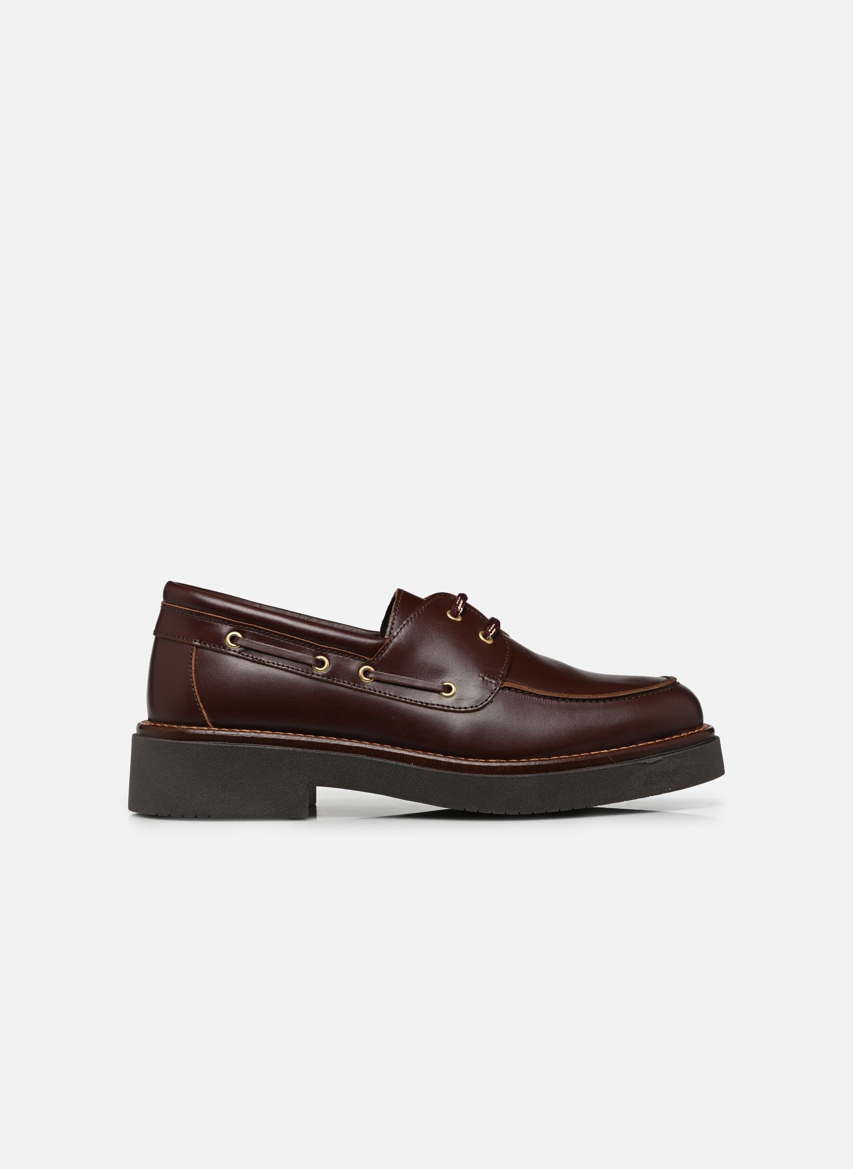 Stadsschoenen CLARISS dames bruin Bocage Stadsschoenen CLARISS dames bruin CUIR MARRON