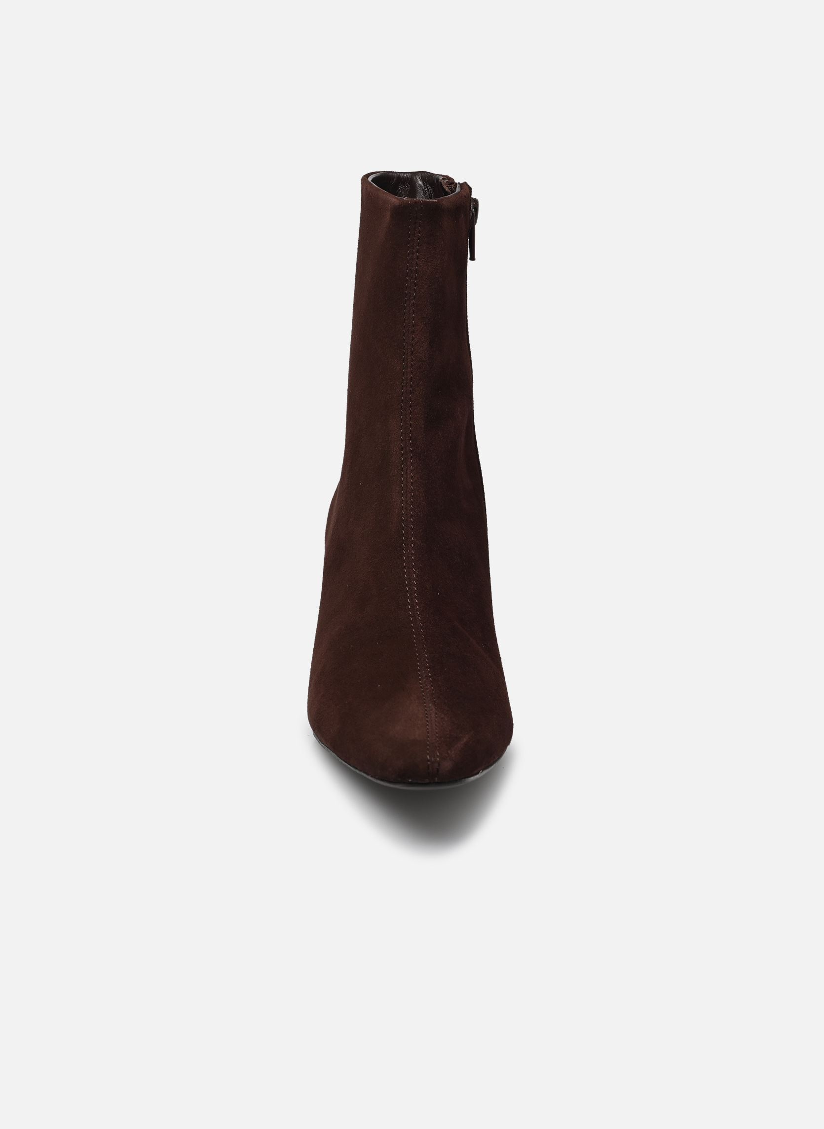 Enkellaarzen en boots FARA dames bruin Bocage Enkellaarzen en boots FARA dames bruin VELOURS MARRON FONCE