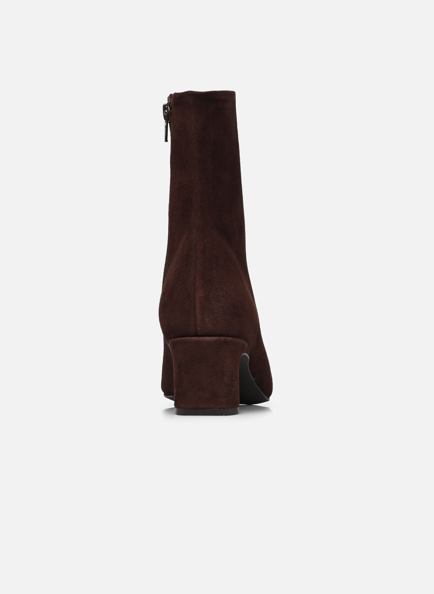 Enkellaarzen en boots FARA dames bruin Bocage Enkellaarzen en boots FARA dames bruin VELOURS MARRON FONCE