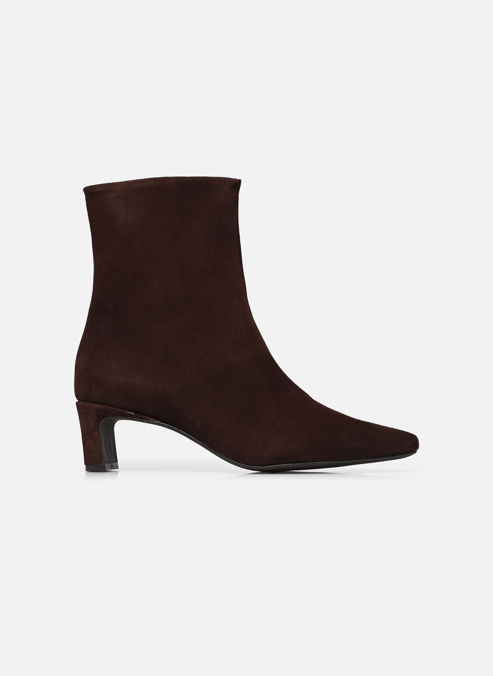 Enkellaarzen en boots FARA dames bruin Bocage Enkellaarzen en boots FARA dames bruin VELOURS MARRON FONCE
