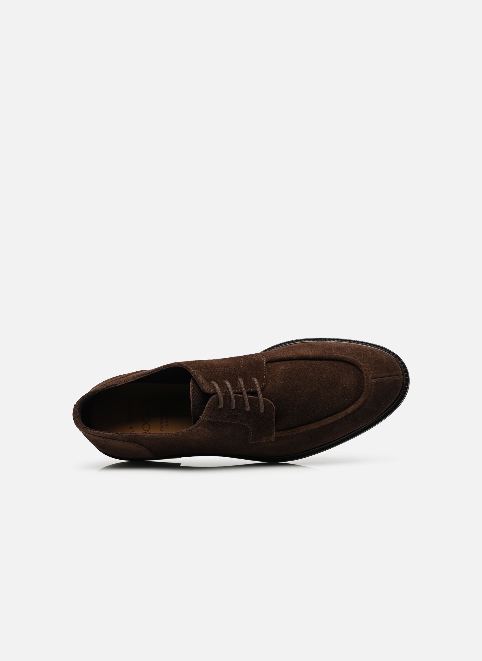 Chaussures de ville MORGAN homme marron Bocage Chaussures de ville MORGAN homme marron VELOURS MARRON FONCE