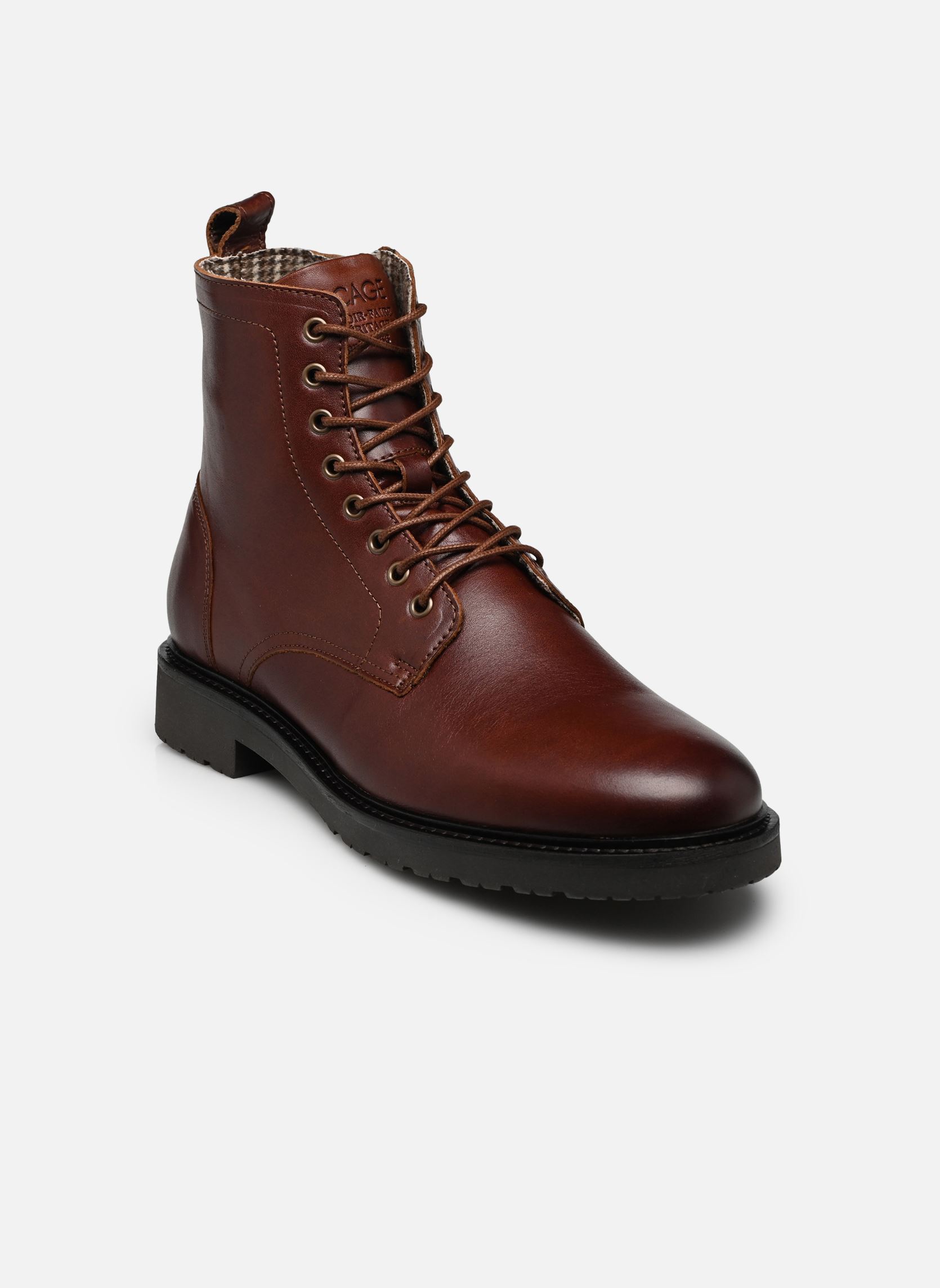 Stiefeletten und Stiefel SAM herren braun Bocage Stiefeletten und Stiefel SAM herren braun CUIR MARRON