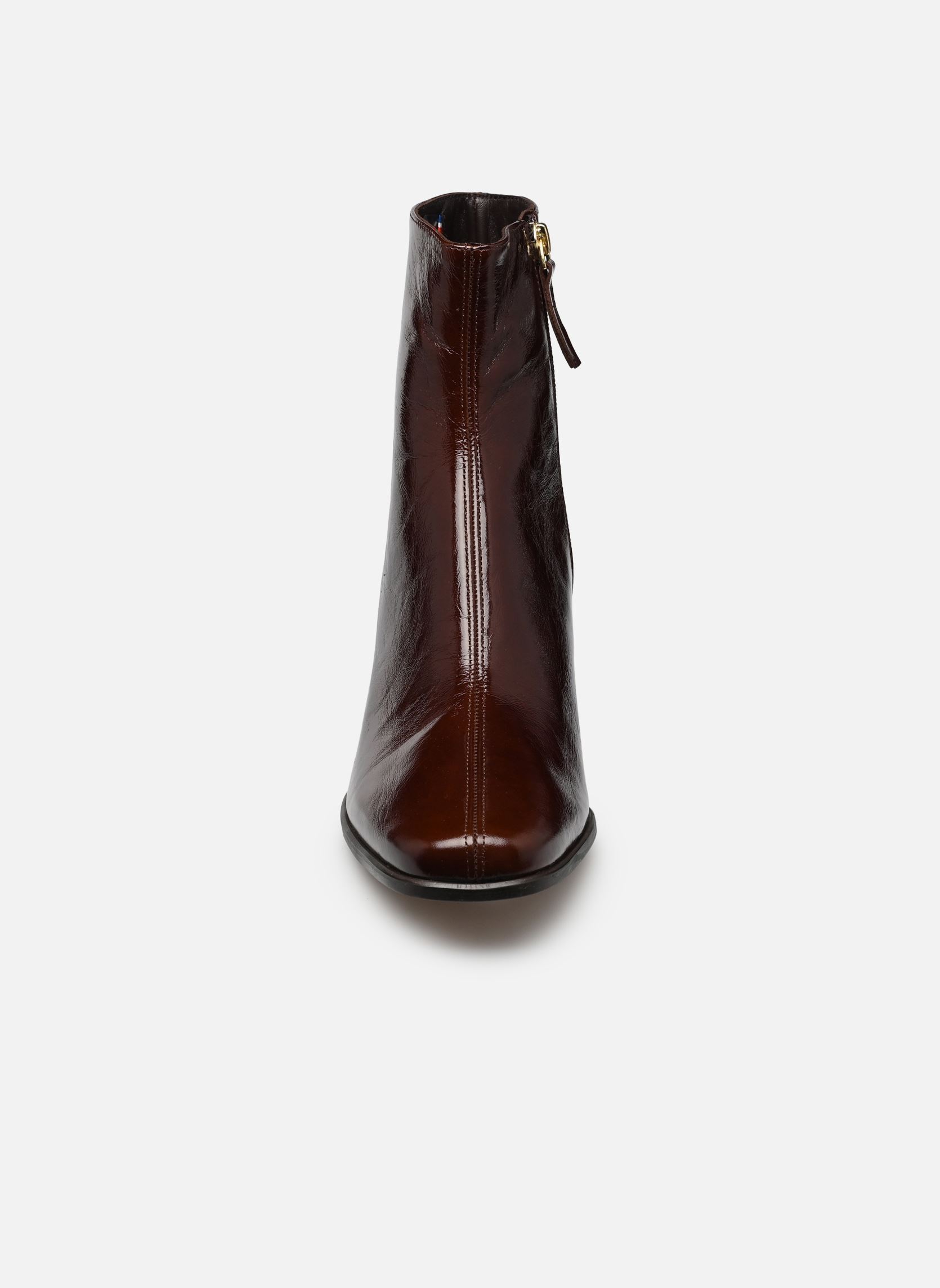 Enkellaarzen en boots TILYA dames bordeaux Bocage Enkellaarzen en boots TILYA dames bordeaux CUIR MARRON