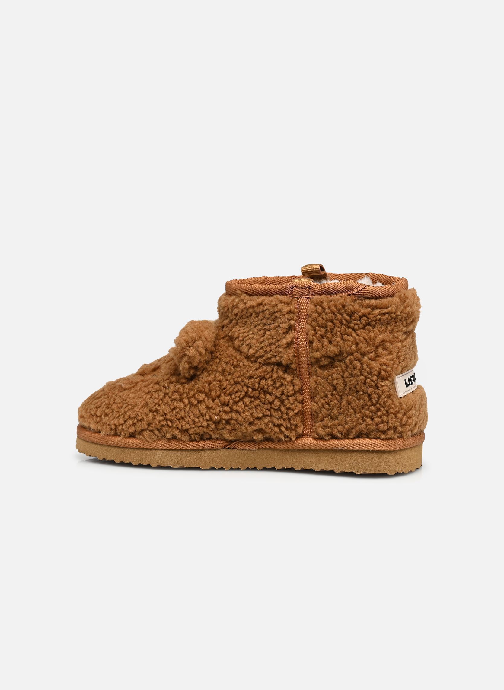 Chaussons Alban Bear Pile Boot Slipper fille marron Liewood Chaussons Alban Bear Pile Boot Slipper fille marron GOLDEN CARAMEL
