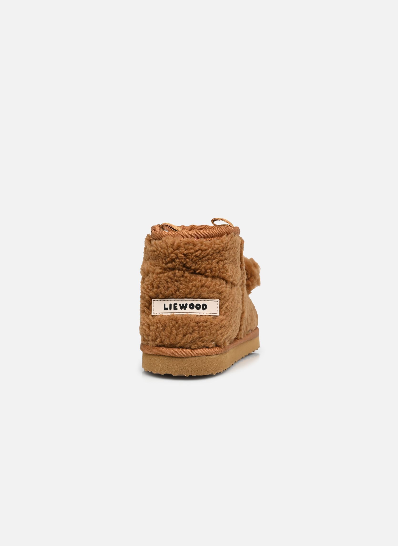 Chaussons Alban Bear Pile Boot Slipper fille marron Liewood Chaussons Alban Bear Pile Boot Slipper fille marron GOLDEN CARAMEL