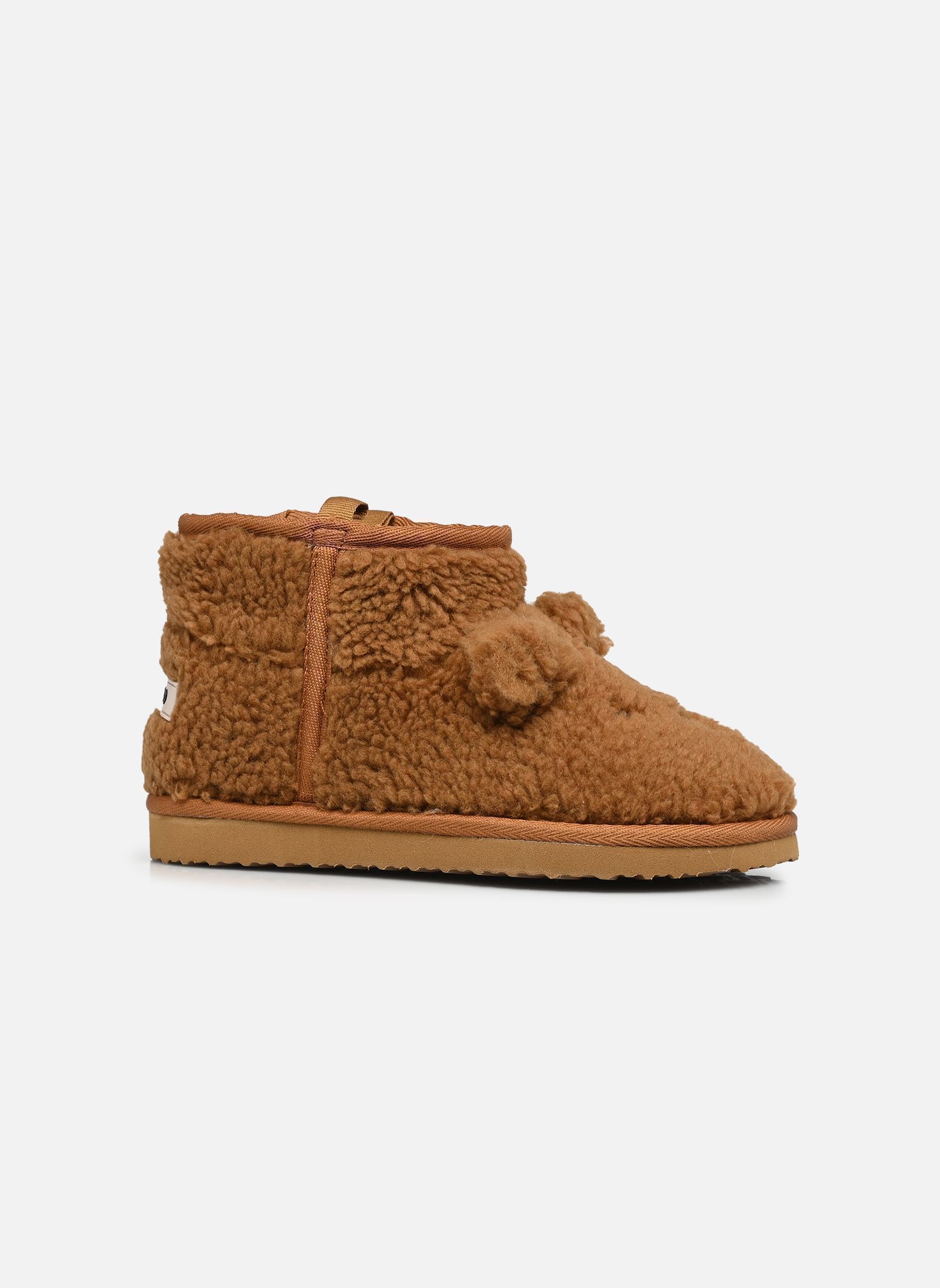 Chaussons Alban Bear Pile Boot Slipper fille marron Liewood Chaussons Alban Bear Pile Boot Slipper fille marron GOLDEN CARAMEL