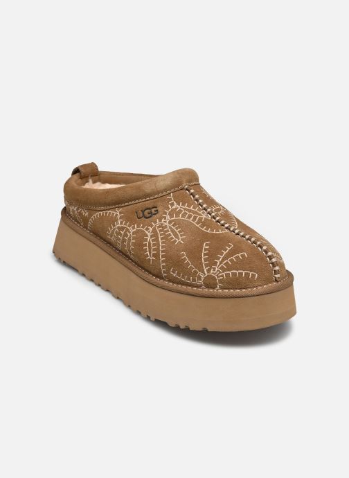 UGG Chaussons W Tazz Botanic femme marron