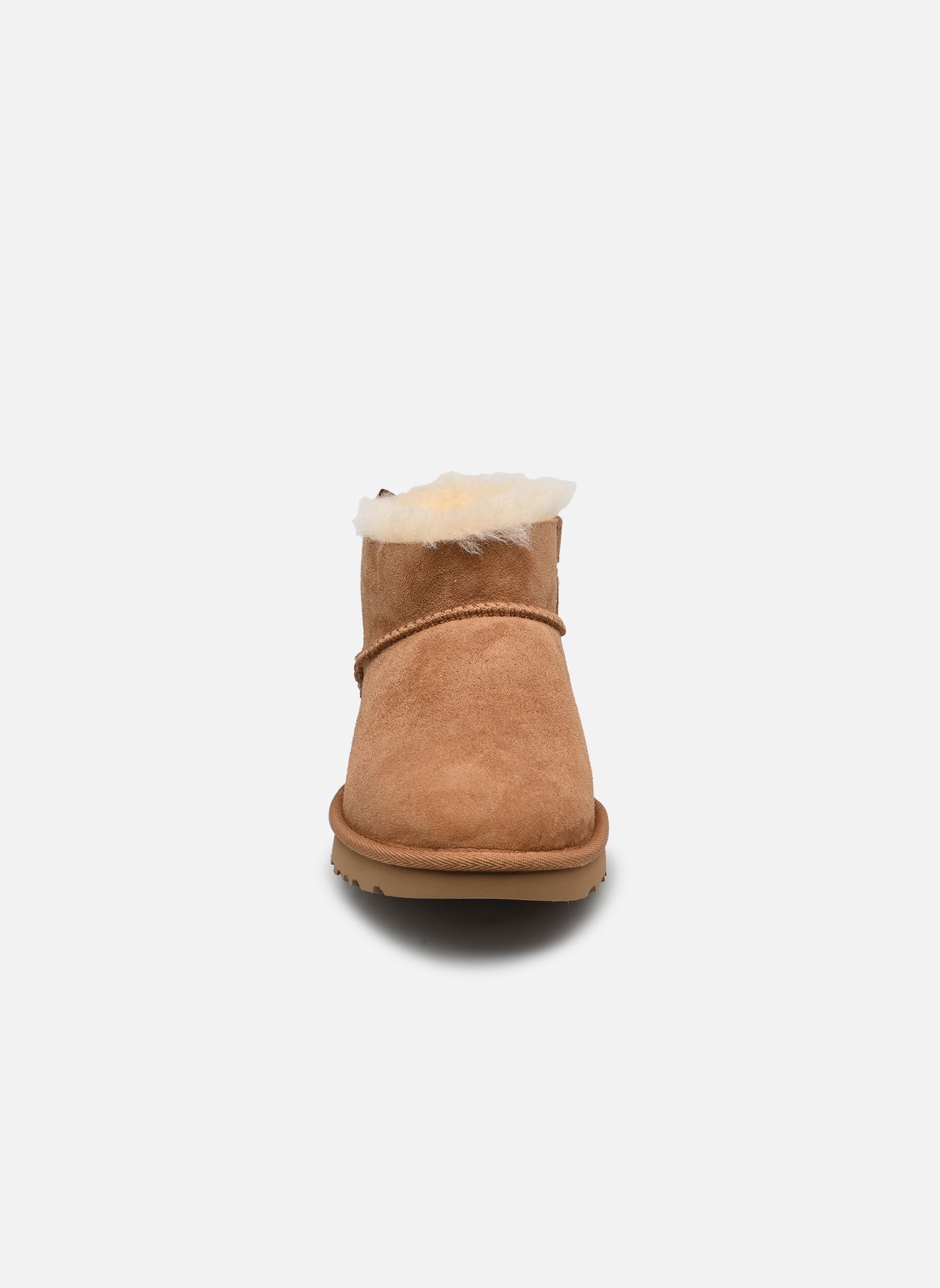 Gefütterte Stiefeletten W Ultra Mini Bailey Bow damen braun UGG Gefütterte Stiefeletten W Ultra Mini Bailey Bow damen braun CHESTNUT