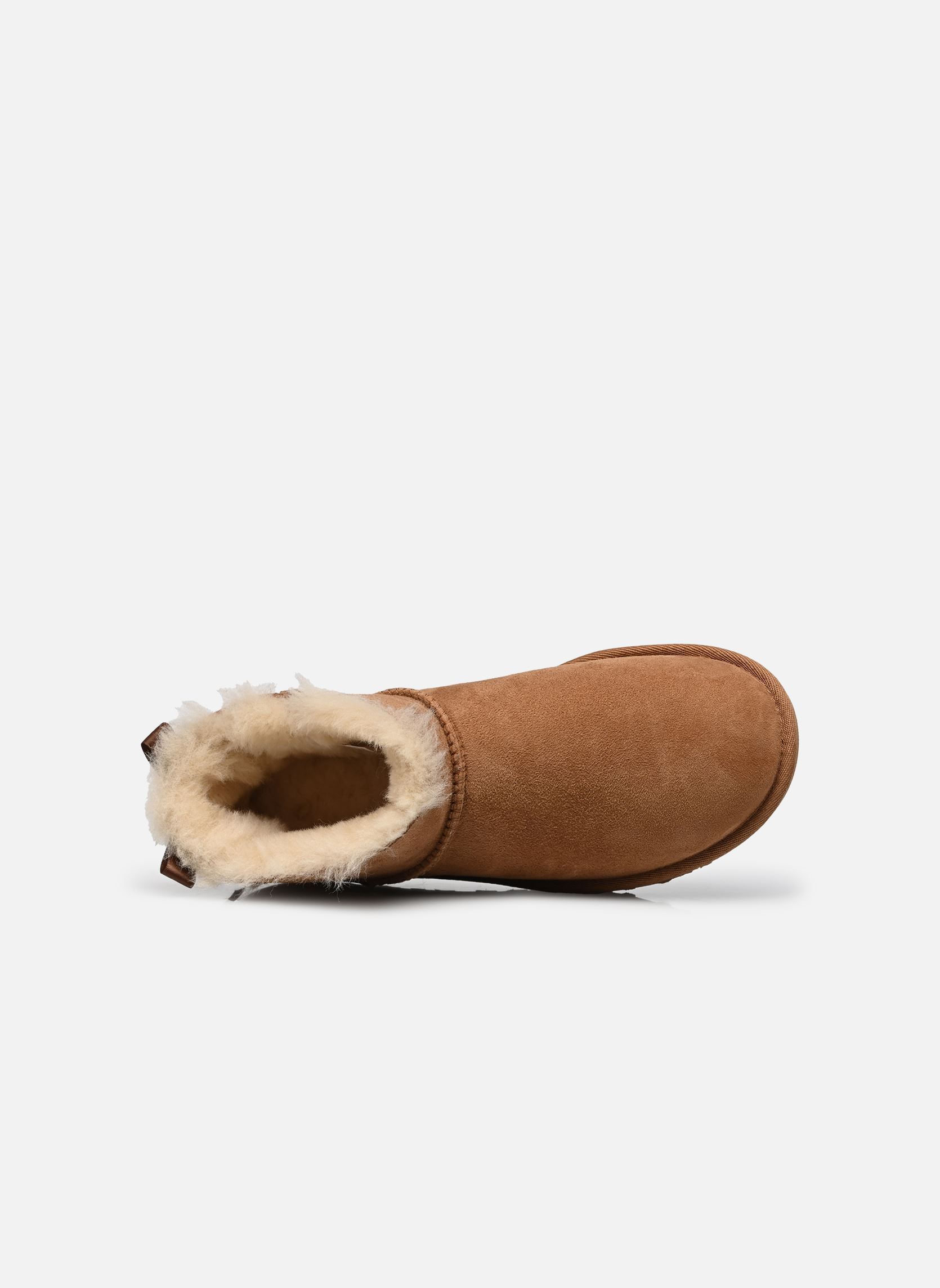 Gefütterte Stiefeletten W Ultra Mini Bailey Bow damen braun UGG Gefütterte Stiefeletten W Ultra Mini Bailey Bow damen braun CHESTNUT