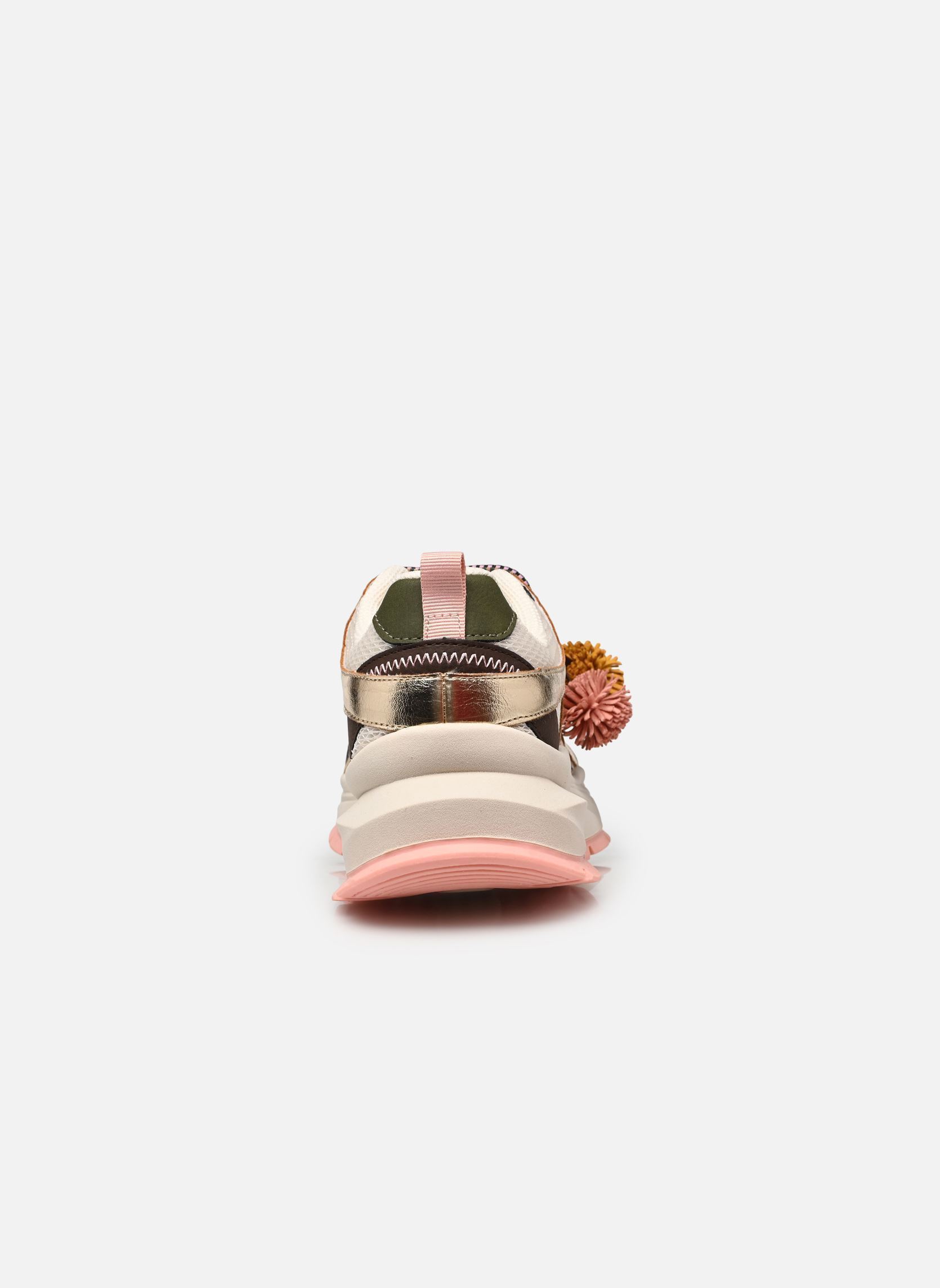 Sneakers ALPINE dames meerkleurig Les Tropéziennes par M Belarbi Sneakers ALPINE dames meerkleurig KAKI-ROSE