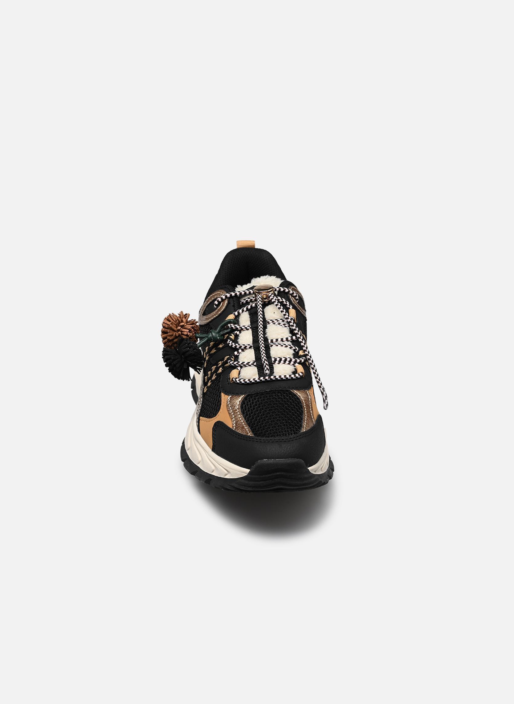 Sneakers ALPINE dames zwart Les Tropéziennes par M Belarbi Sneakers ALPINE dames zwart NOIR-BRONZE