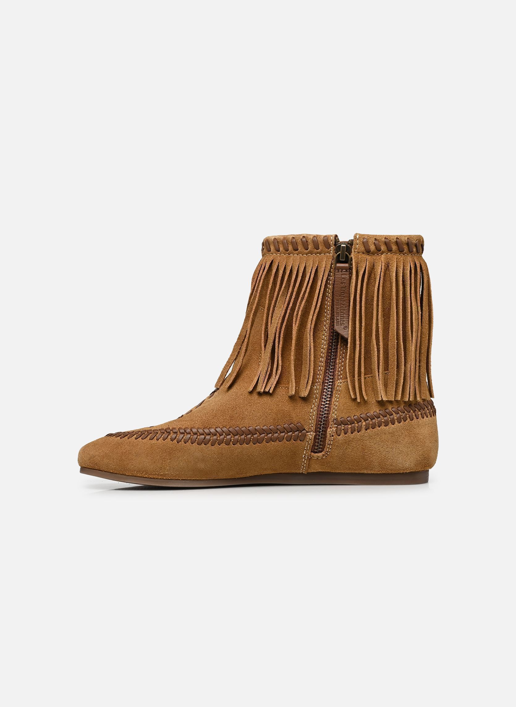 Enkellaarzen en boots SADENA dames bruin Les Tropéziennes par M Belarbi Enkellaarzen en boots SADENA dames bruin CAMEL