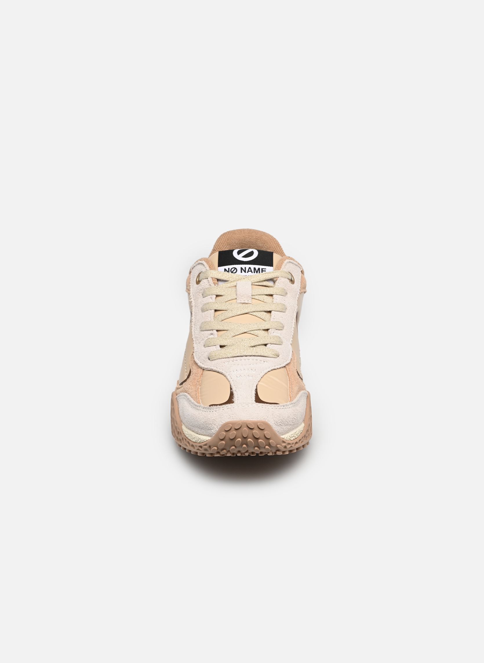 Sneakers Kate Sneaker dames beige No Name Sneakers Kate Sneaker dames beige NUDE/GOLD