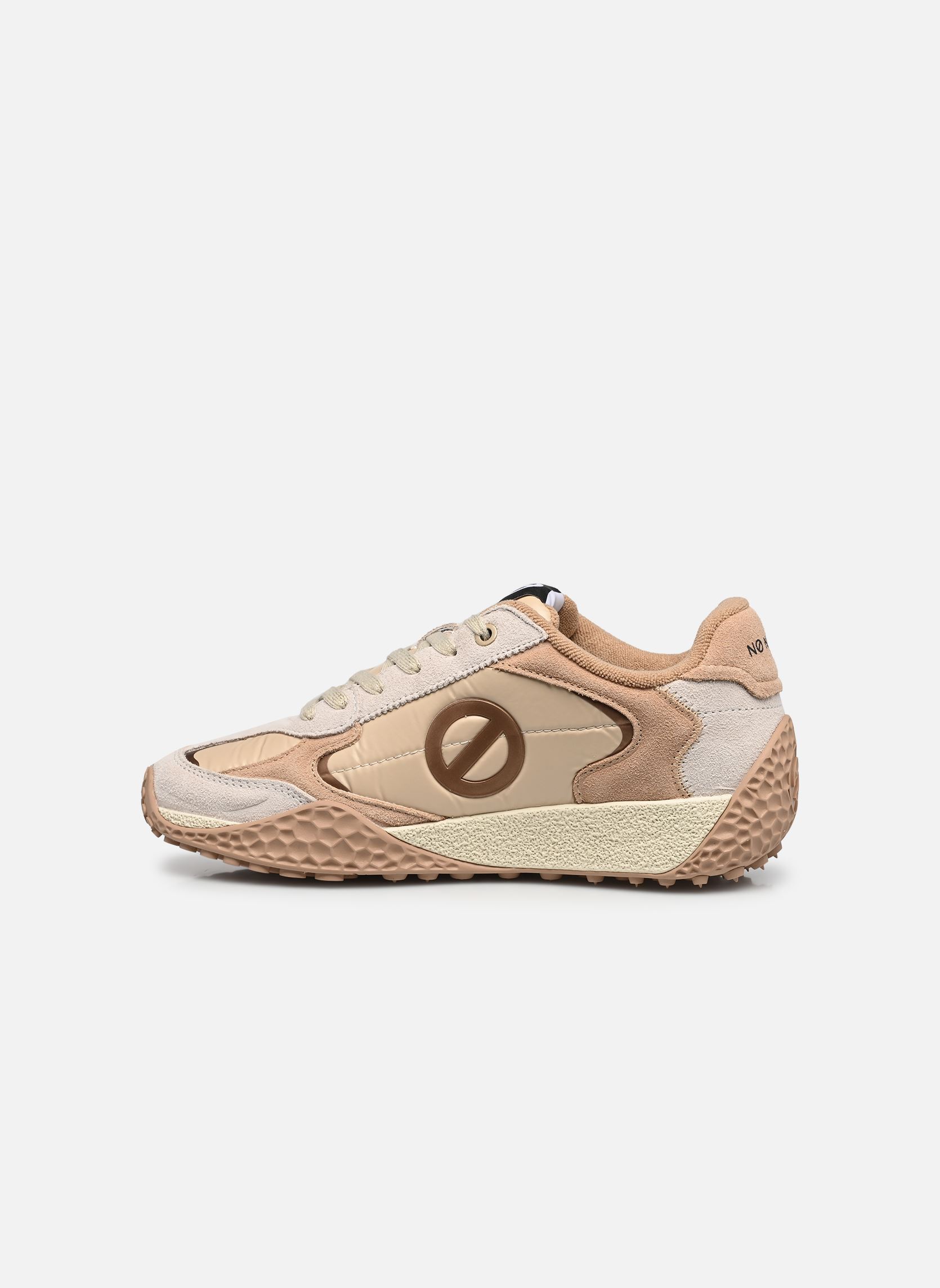 Sneakers Kate Sneaker dames beige No Name Sneakers Kate Sneaker dames beige NUDE/GOLD