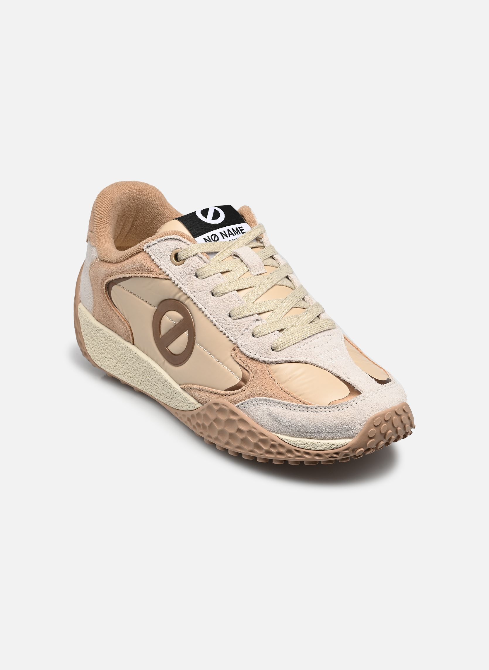 Sneakers Kate Sneaker dames beige No Name Sneakers Kate Sneaker dames beige NUDE/GOLD