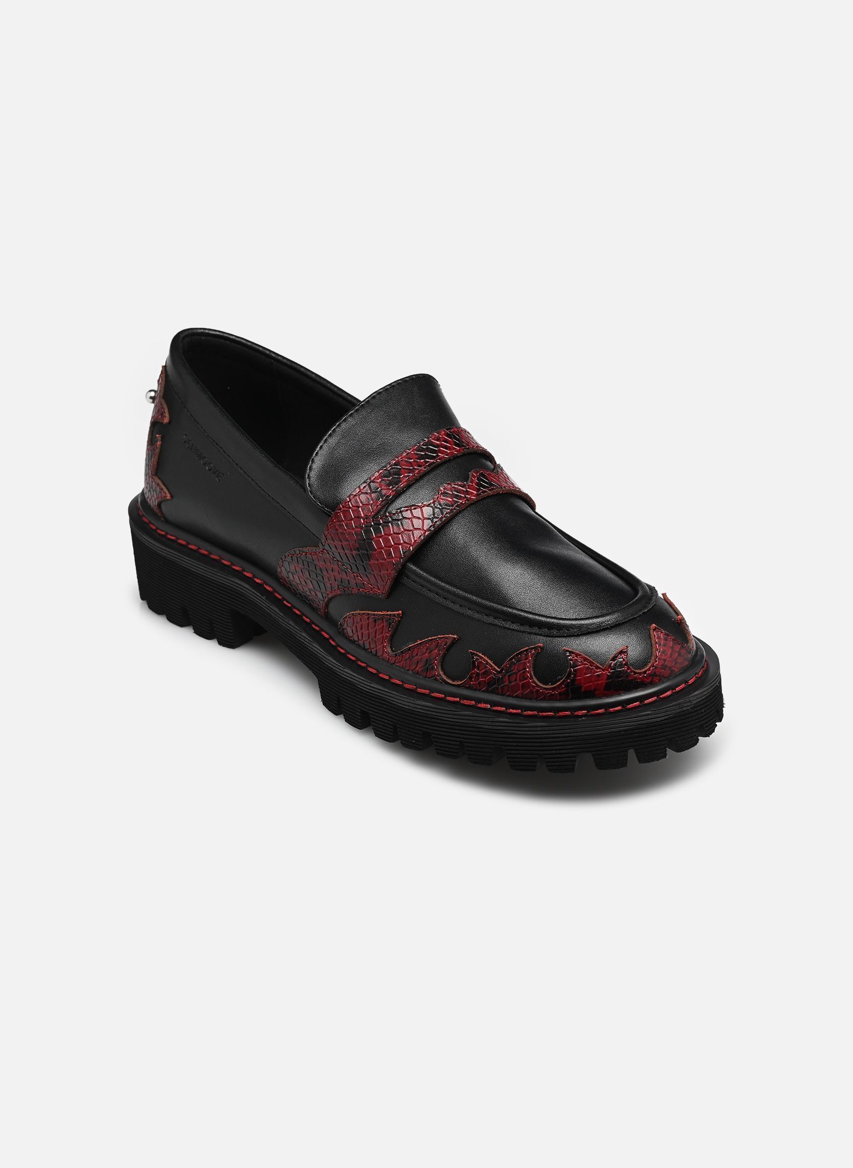 Chaussures de ville Mysen Loafer Flames W femme noir Schmoove Chaussures de ville Mysen Loafer Flames W femme noir BLACK/RED