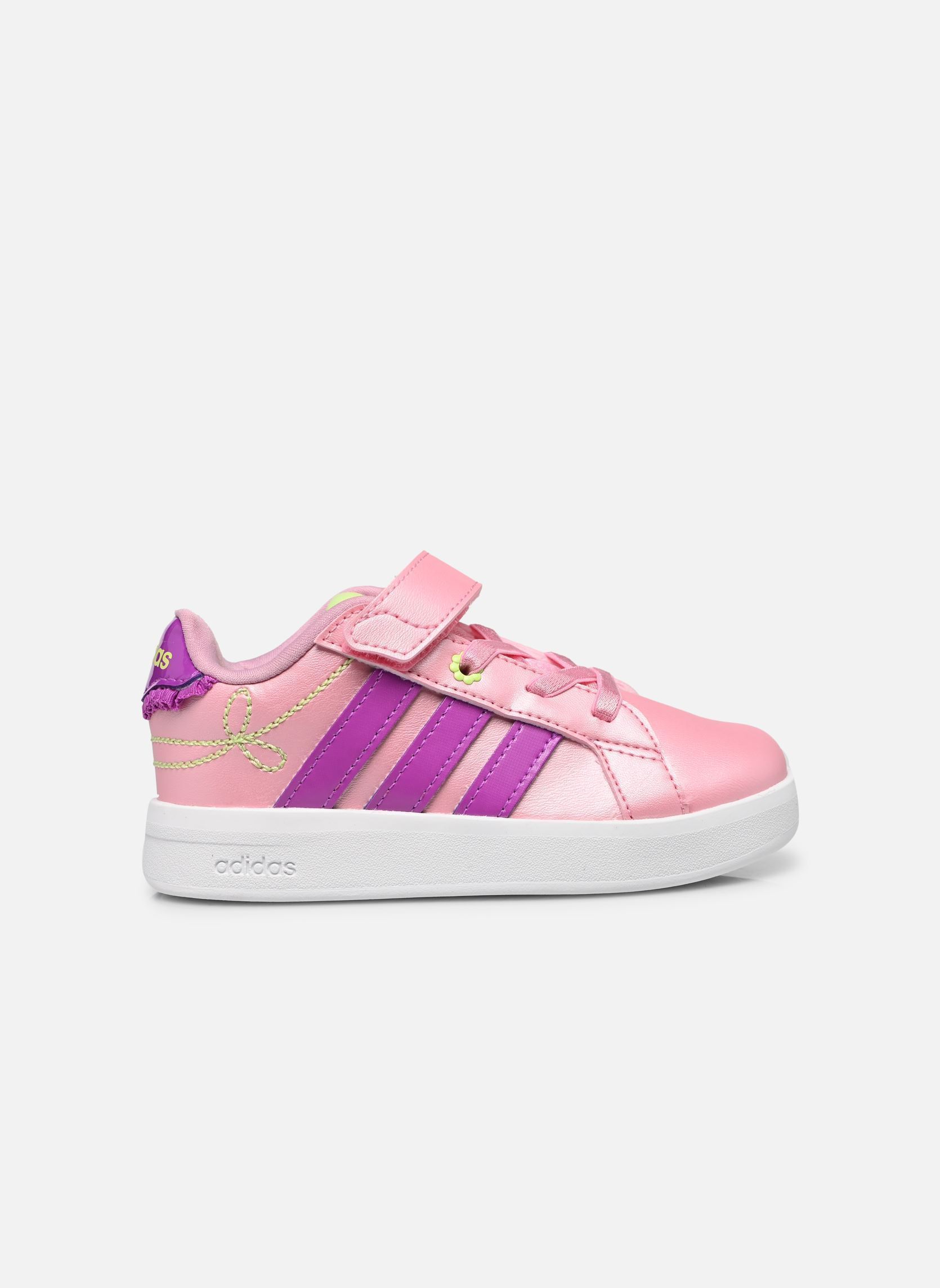 Baskets GRAND COURT 3.0 GIR fille rose adidas sportswear Baskets GRAND COURT 3.0 GIR fille rose ST TROPIC BLOOM