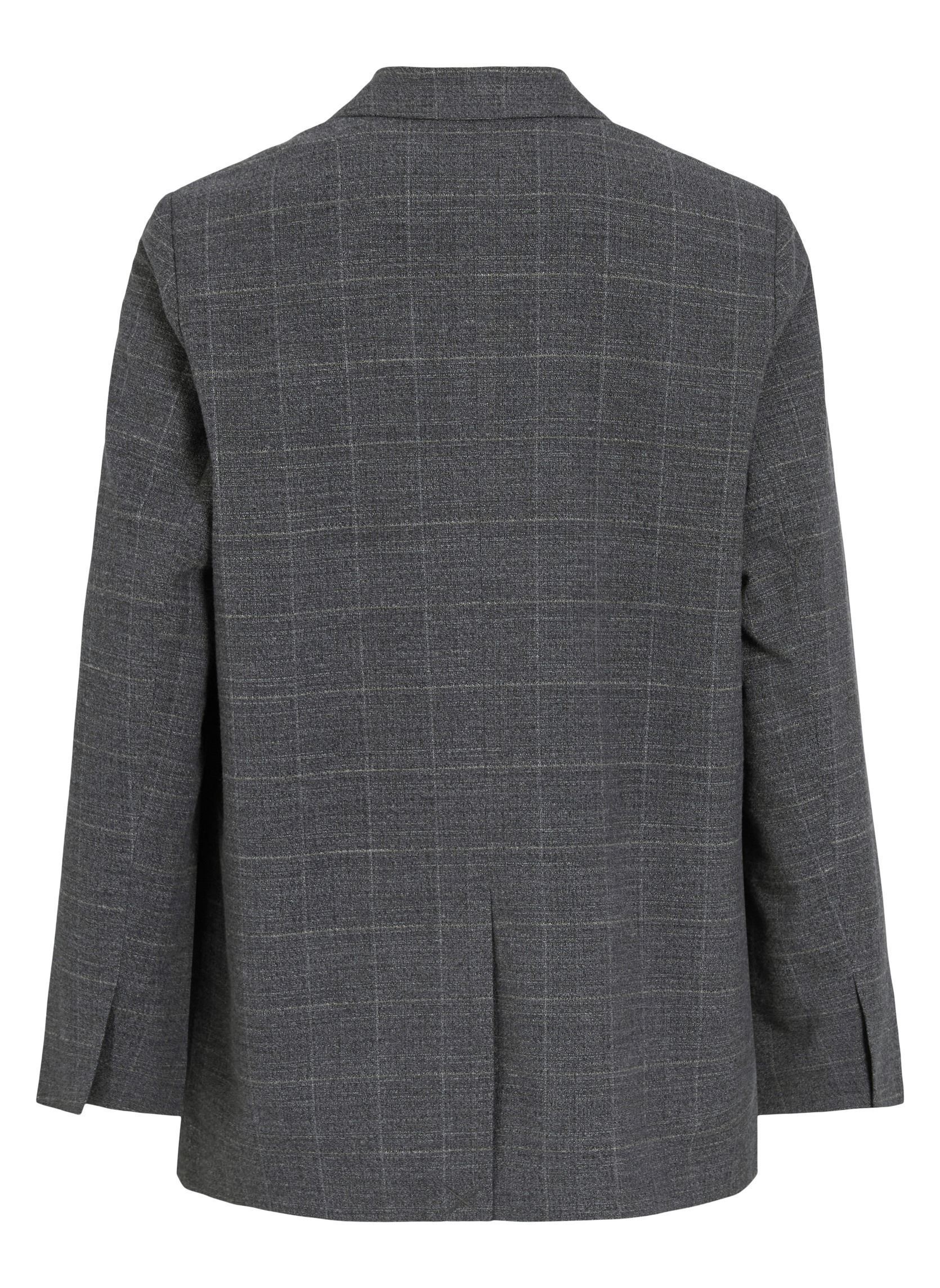 Jacken und Mäntel Roucara L/S Sb Blazer damen grau Rouge Edit Jacken und Mäntel Roucara L/S Sb Blazer damen grau METEORITE