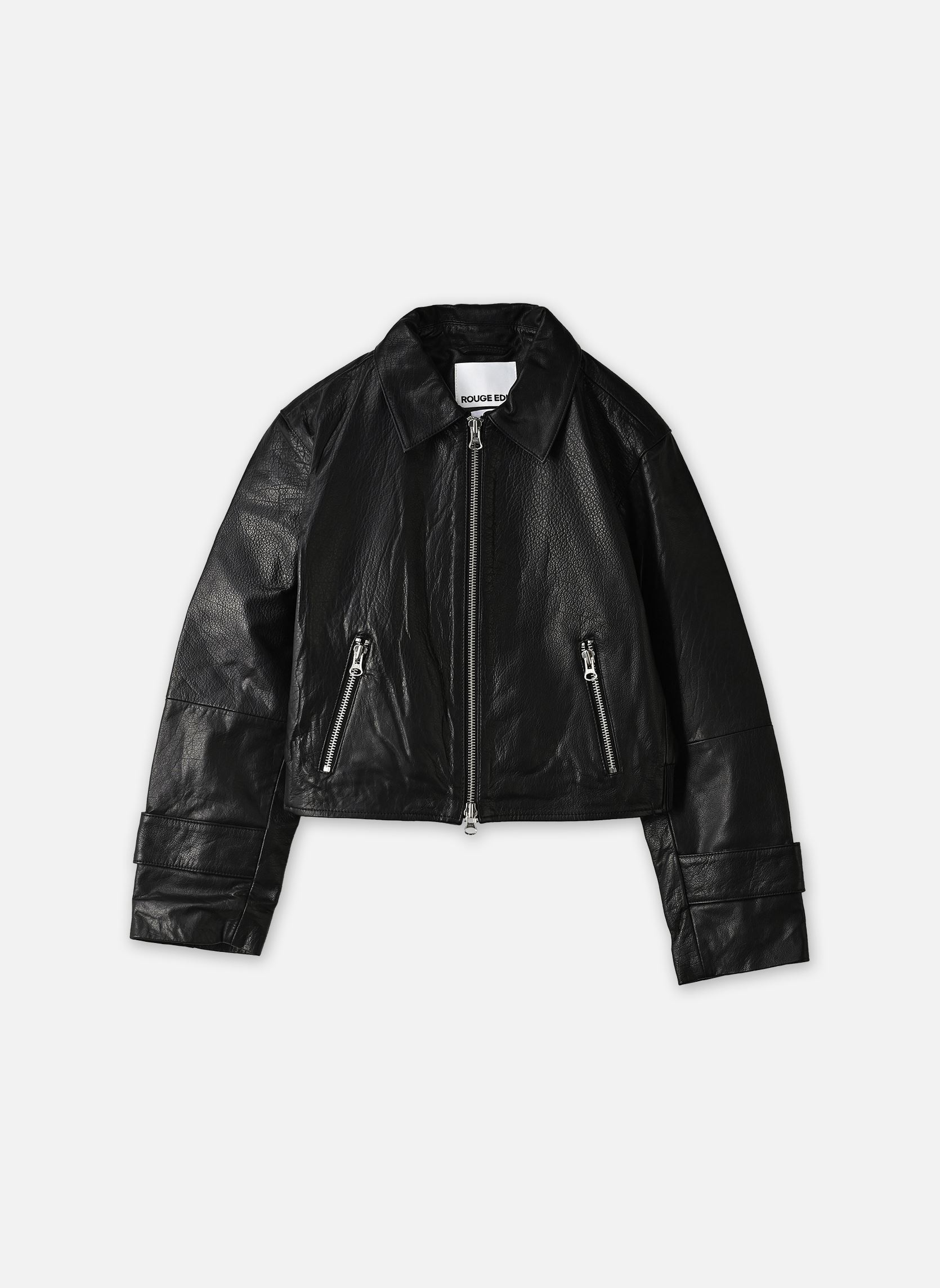 Vestes et manteaux Roumagda L/S Leather Jacket femme noir Rouge Edit Vestes et manteaux Roumagda L/S Leather Jacket femme noir METEORITE