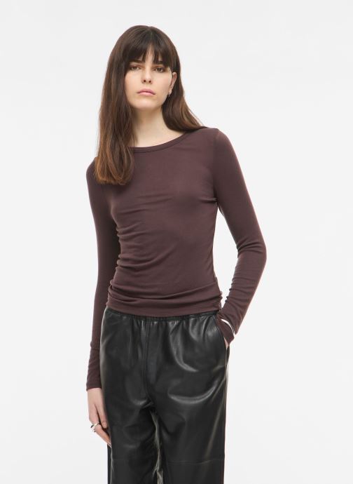 Rouge Edit Chemises Roumaple L/S O-Neck Tee/2 femme marron