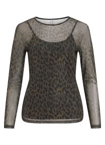 Tops Roumessa L/S O-Neck Top/1 femme kaki