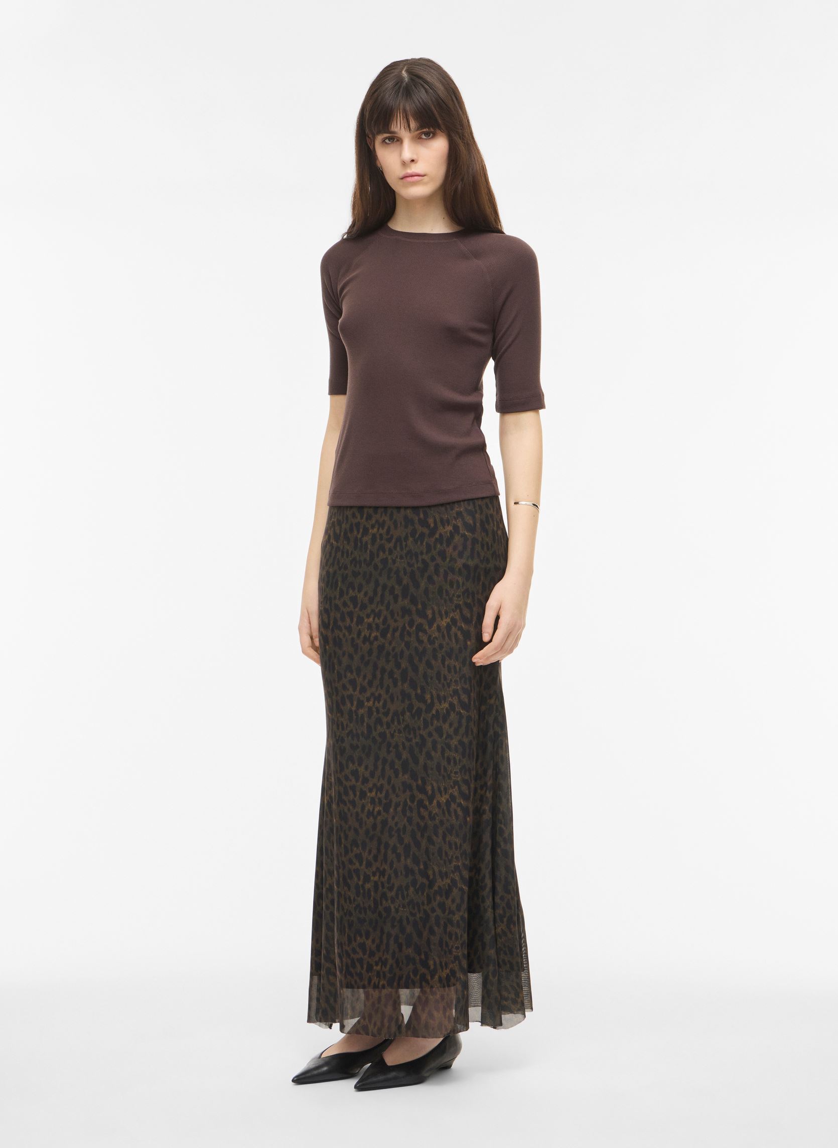 Jupes Roumessa Rw Ankle Skirt/2 femme marron Rouge Edit Jupes Roumessa Rw Ankle Skirt/2 femme marron DULL GOLD