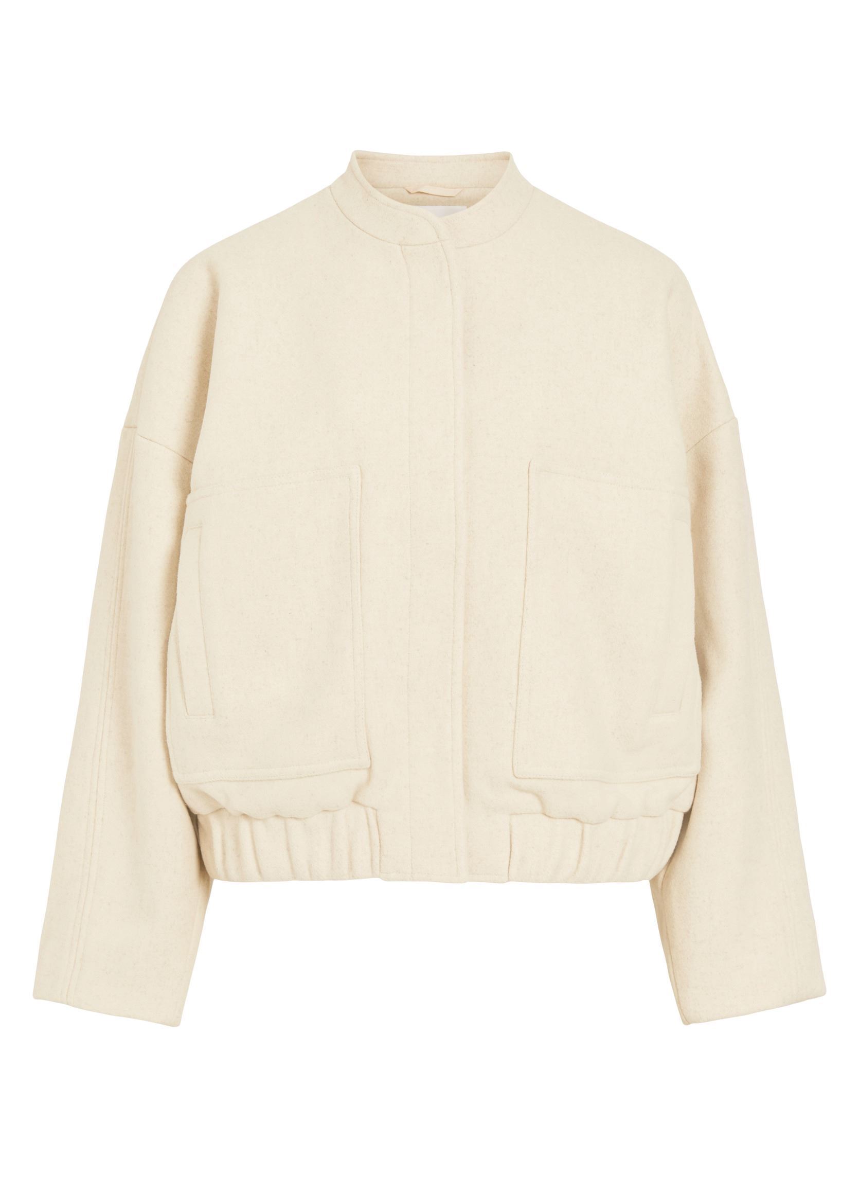 Jassen en mantels Rounellie L/S Bomber Jacket/1 dames wit Rouge Edit Jassen en mantels Rounellie L/S Bomber Jacket/1 dames wit BIRCH