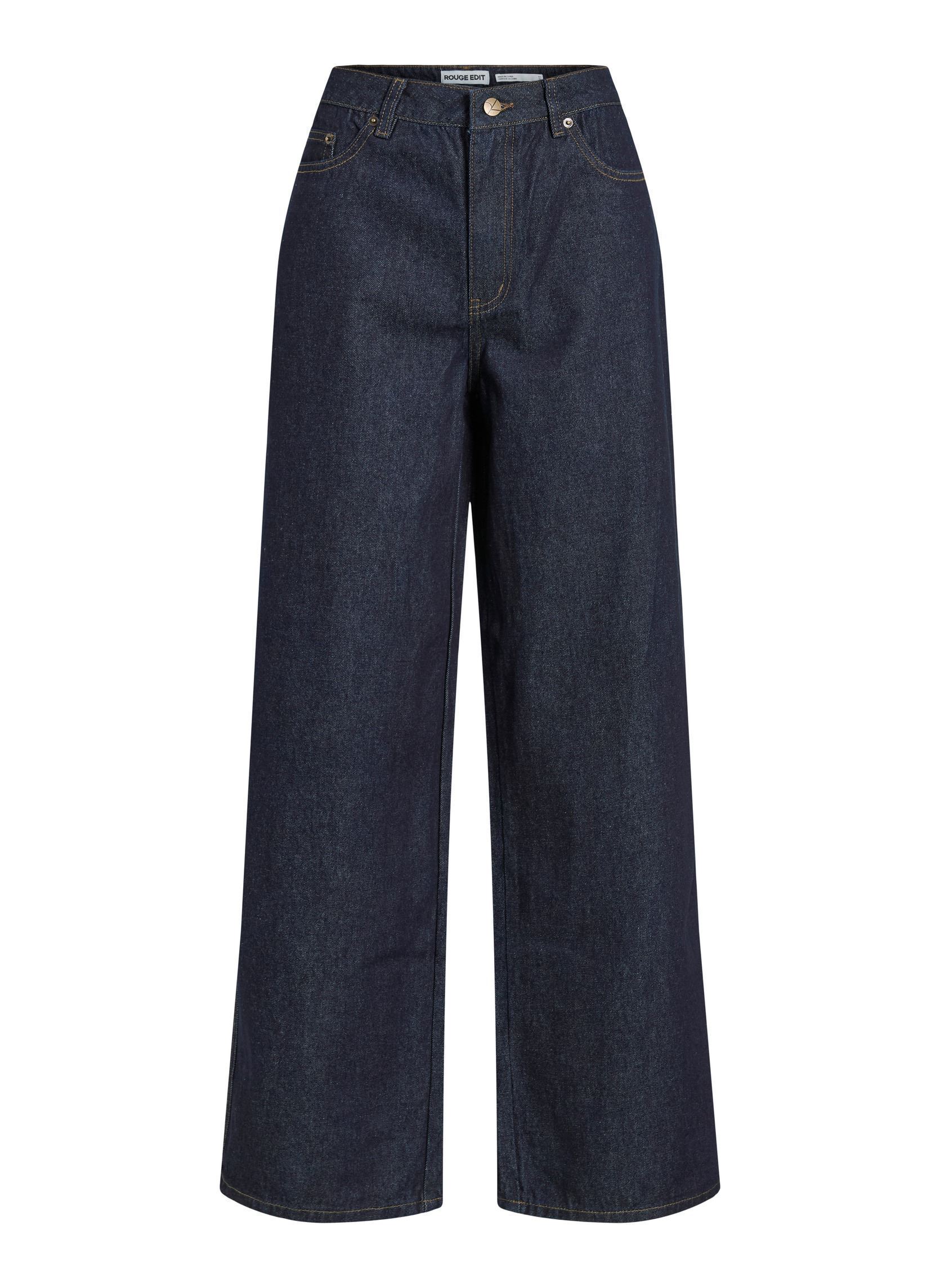 Jeans Rourina Hw Fl Wf Jeans dames marine Rouge Edit Jeans Rourina Hw Fl Wf Jeans dames marine DARK BLUE DENIM