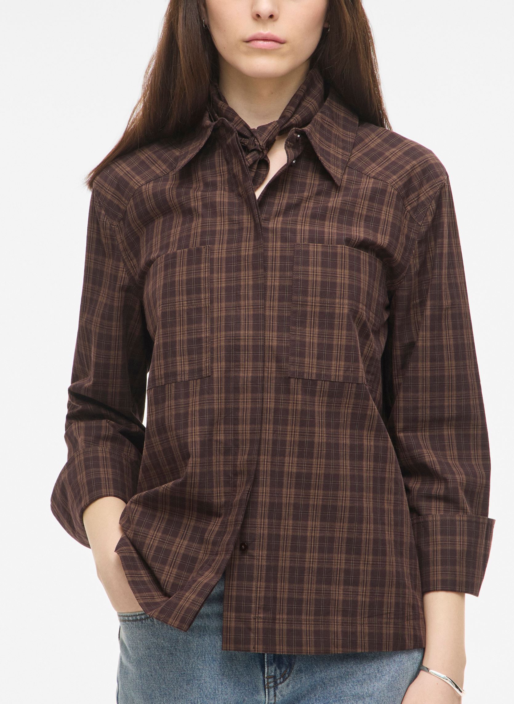 Chemises Rourona L/S Oversized Shirt/Pf femme marron Rouge Edit Chemises Rourona L/S Oversized Shirt/Pf femme marron SEAL BROWN