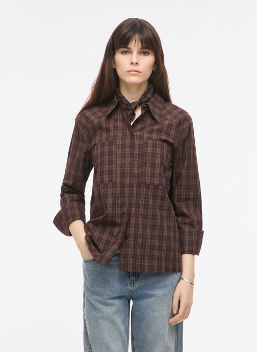 Rouge Edit Hemden Rourona L/S Oversized Shirt/Pf dames bruin