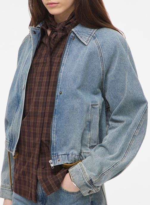 Rouge Edit Vestes et manteaux Routiana L/S Denim Bomber Jacket femme bleu
