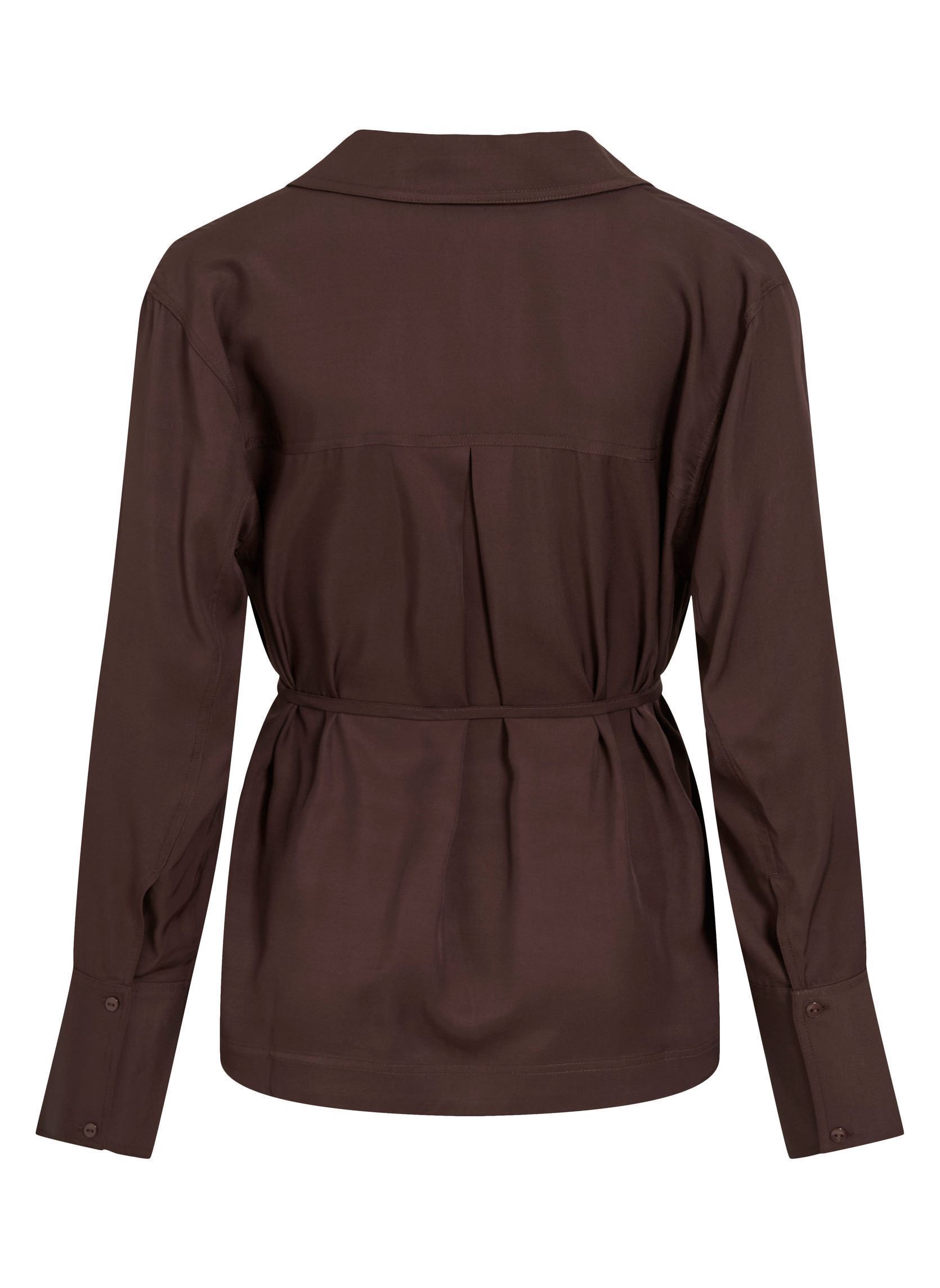 Chemises Routonia L/S Oversized Resort Collar femme marron Rouge Edit Chemises Routonia L/S Oversized Resort Collar femme marron SEAL BROWN