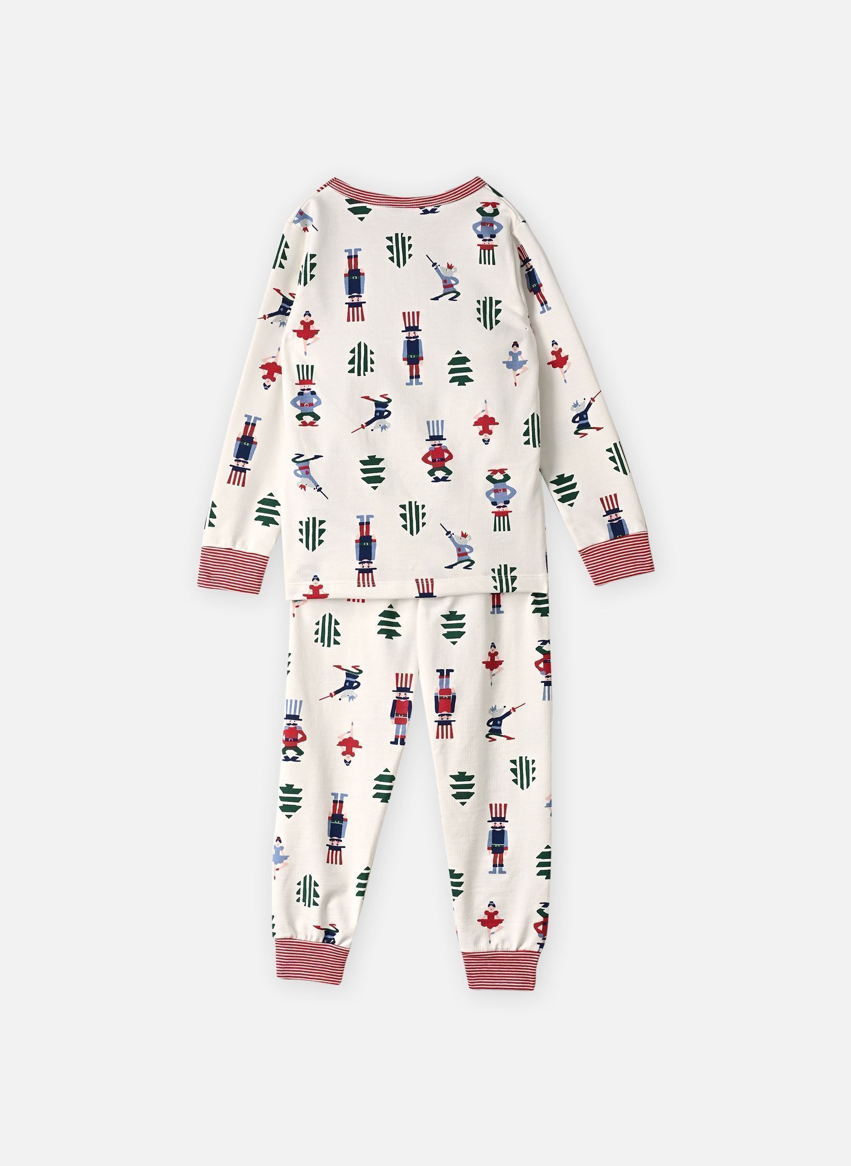 Ensembles de pyjamas Pyjama Noel Fille fille blanc Petit Bateau Ensembles de pyjamas Pyjama Noel Fille fille blanc MARSHMALLOW/MULTICO