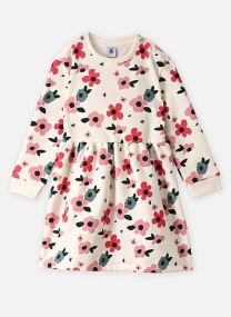 Jurken ROBE ML meisjes beige Petit Bateau Jurken ROBE ML meisjes beige MILK/MULTICO