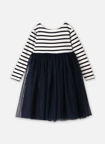 Robes ROBE ML TULLE fille marine