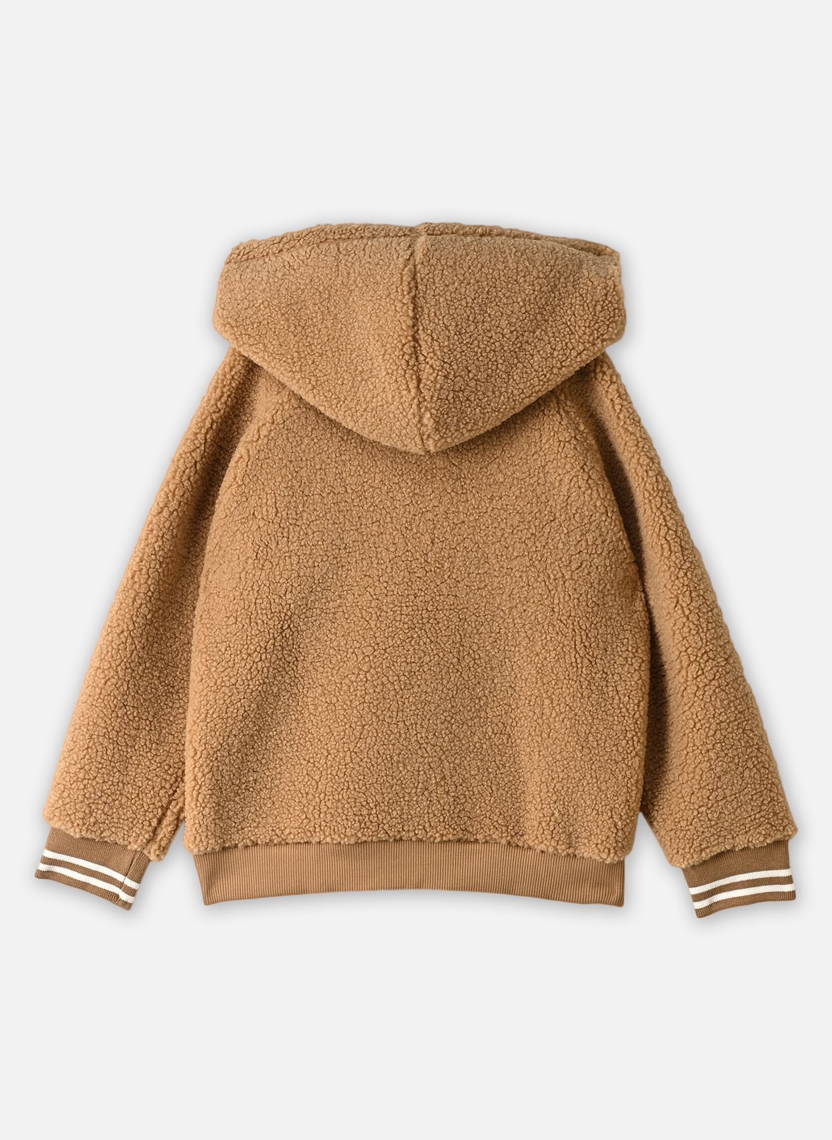 Sweats SWEATSHIRT A CAPUCHE-A0GND01 garçon camel Petit Bateau Sweats SWEATSHIRT A CAPUCHE-A0GND01 garçon camel LATTE