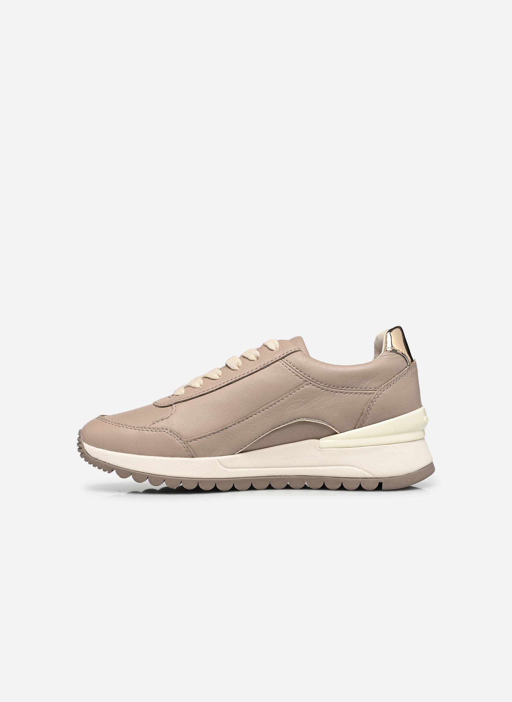 Baskets D DESYA BNC femme beige Geox Baskets D DESYA BNC femme beige BEIGE/OR CLAIR